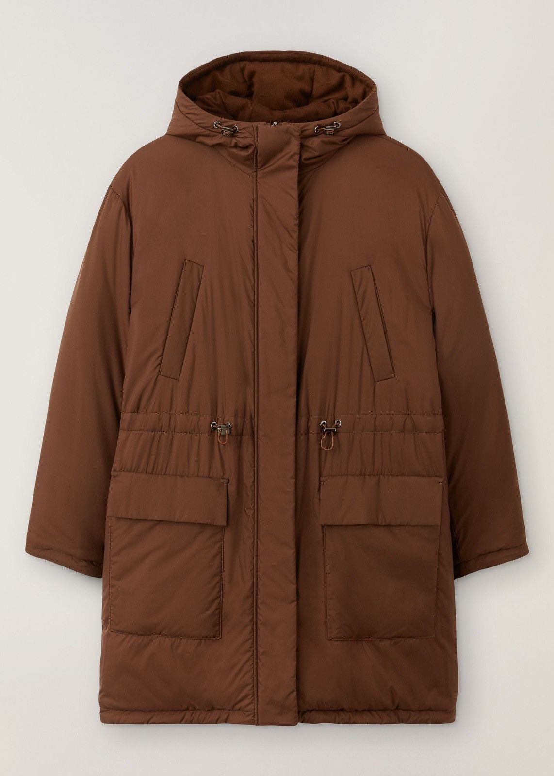image of Loro Piana O1Loc1C0124 Reversible Parka In Cinnamon, Women's (Size Small)