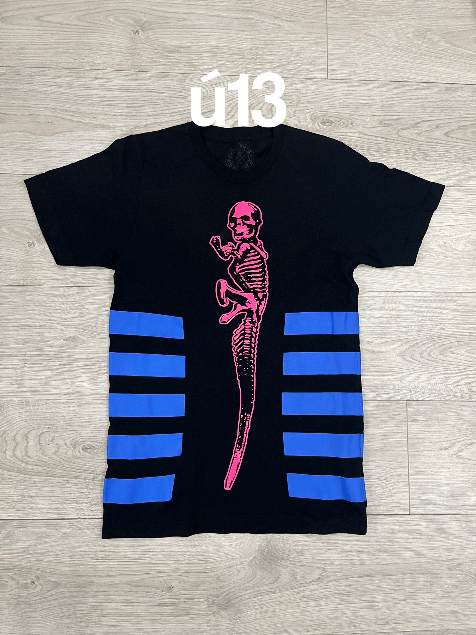 Chrome Hearts Black CH Foti Skippy Keyhole Short Sleeve