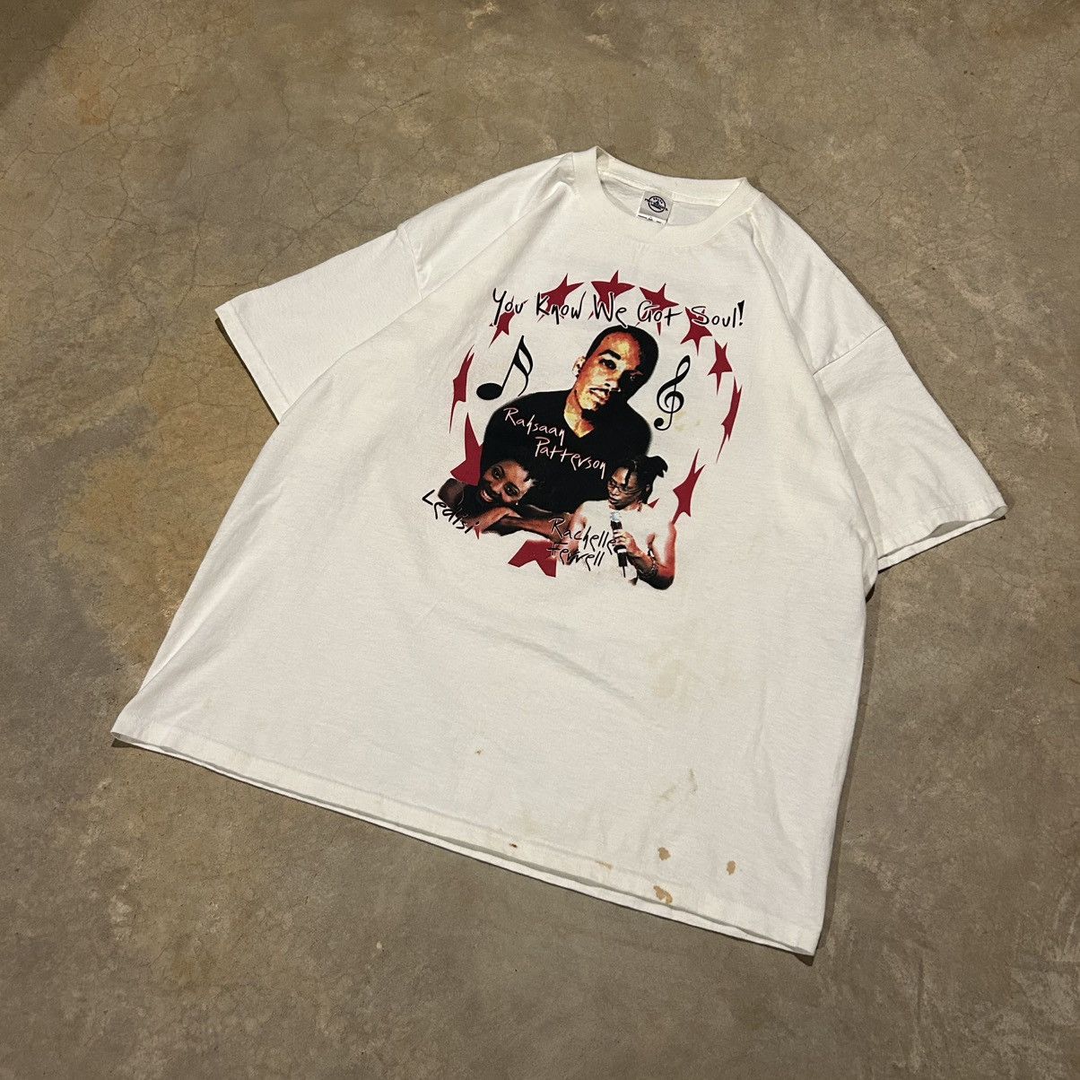 Band Tees × Rap Tees × Vintage Crazy Vintage Y2K Rahsaan Patterson Soul R&B Tour Tee Rare Size US XXL / EU 58 / 5 - 2 Thumbnail