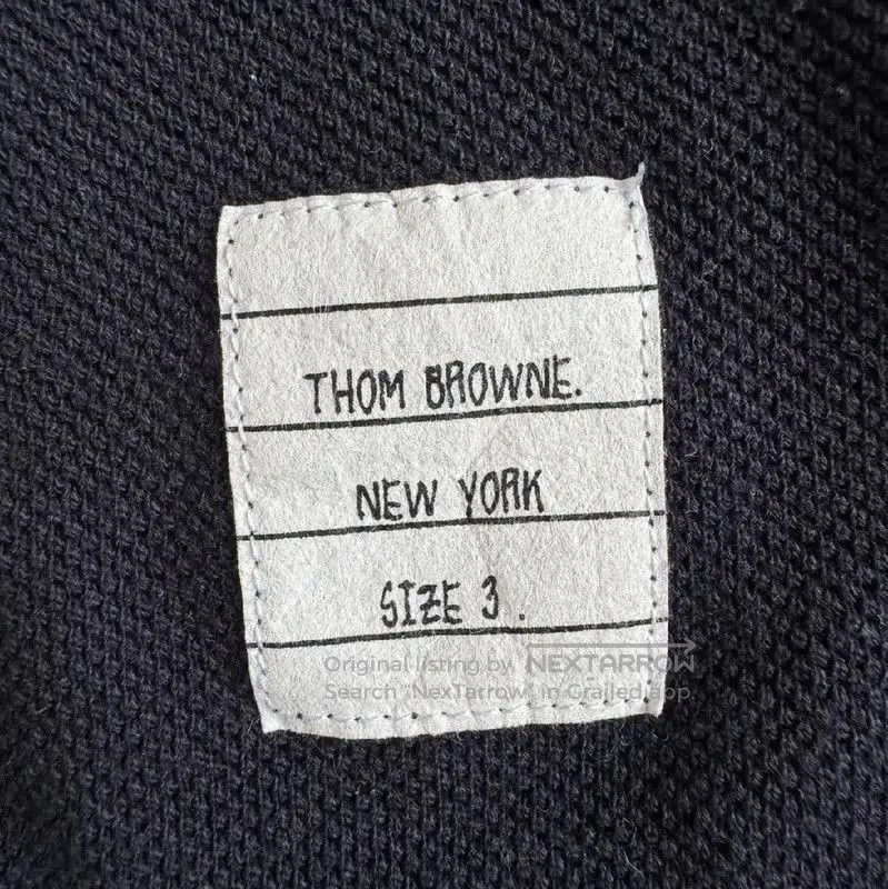 Thom Browne Thom Browne Black Men's T-Shirt Large Size . Size US L / EU 52-54 / 3 - 5 Thumbnail
