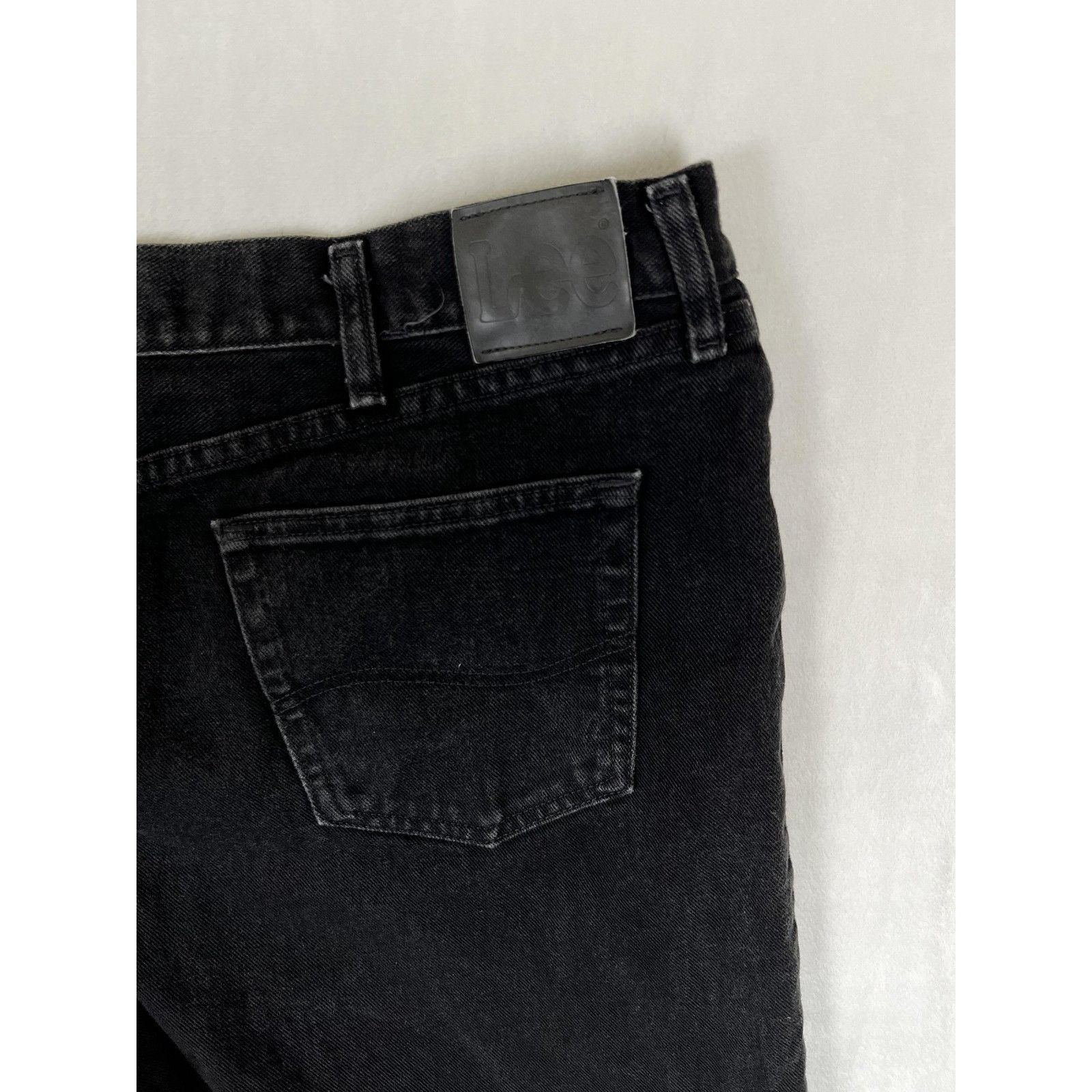 Lee Vintage Lee Jeans Mens 42x30 Black Relaxed Fit Straight Leg Size US 42 / EU 58 - 7 Thumbnail