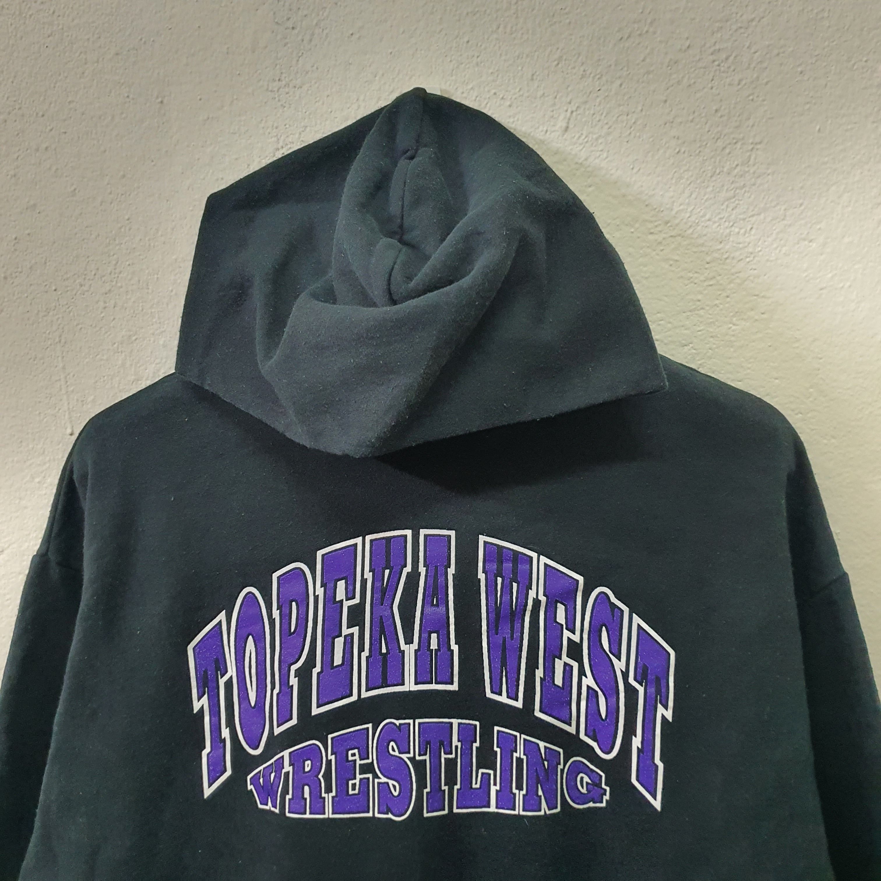Japanese Brand "Topeka West Wrestling" official spirit wear hoodie Size US L / EU 52-54 / 3 - 3 Thumbnail
