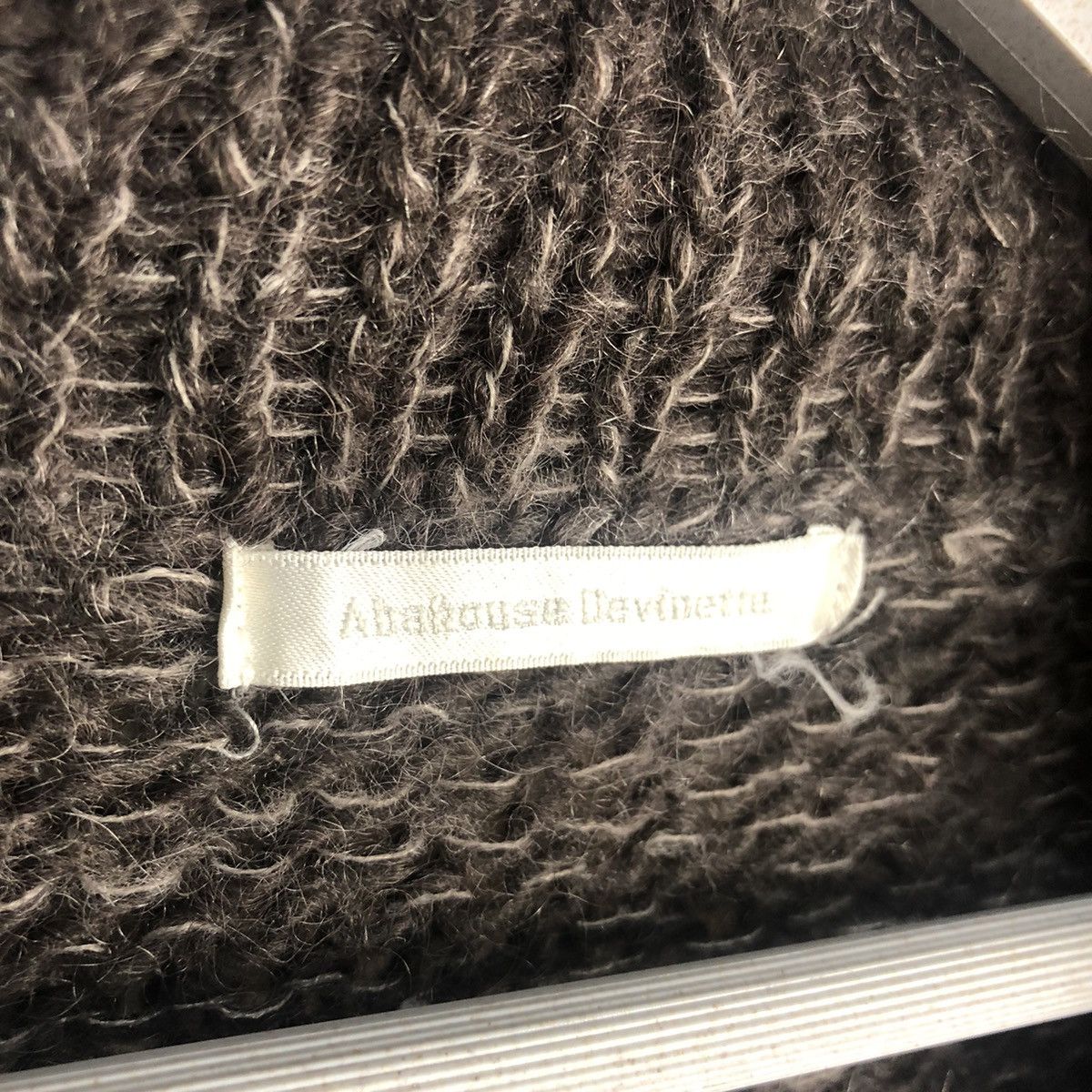 ABAHOUSE × Homespun Knitwear Abahouse Brown Cardigan mohair shaggy fur Knitwear #A2262 Size M / US 6-8 / IT 42-44 - 9 Thumbnail