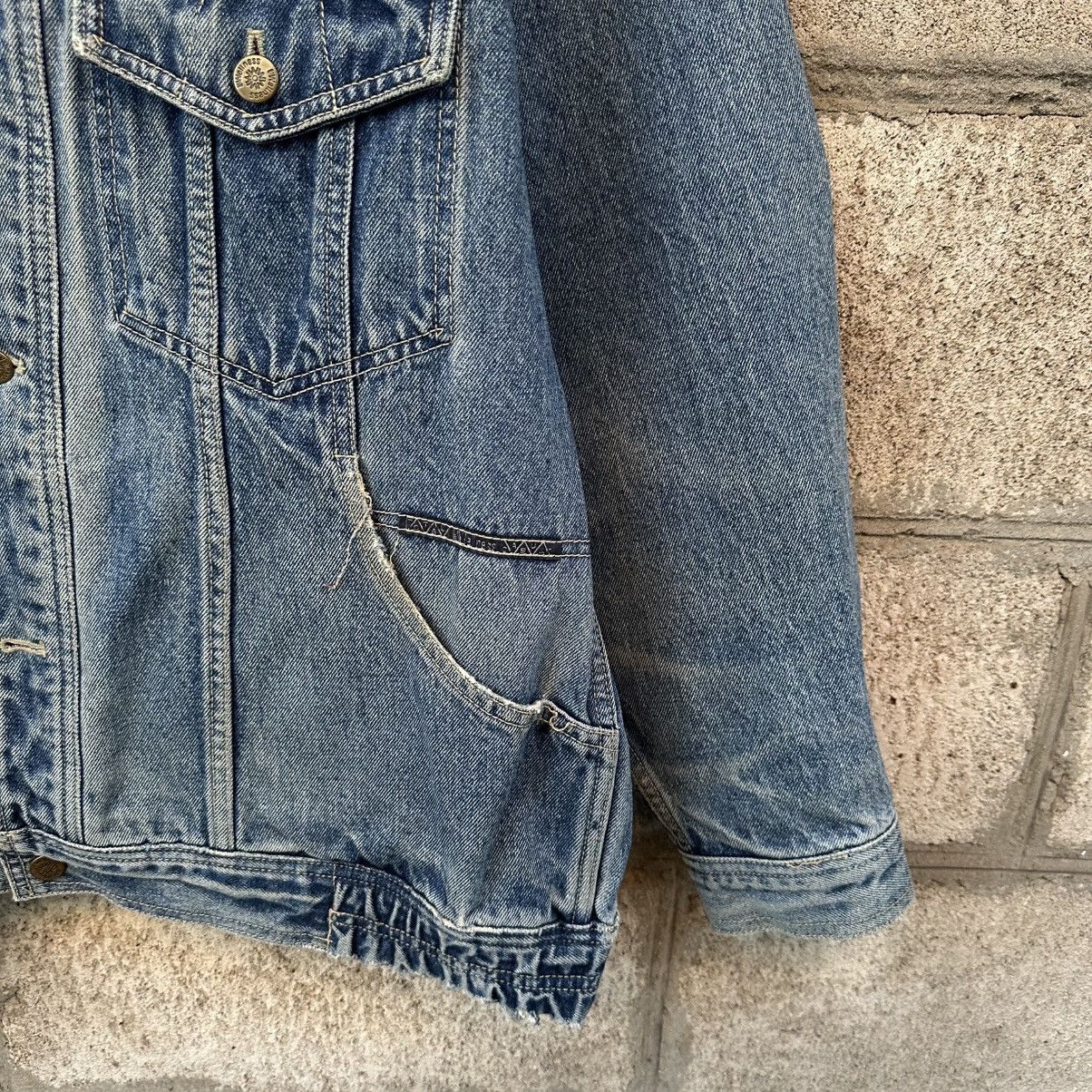 Western Rise Vintage Western Denim Jacket Size L Y2K 00s USA Hype Trend Size US L / EU 52-54 / 3 - 4 Thumbnail