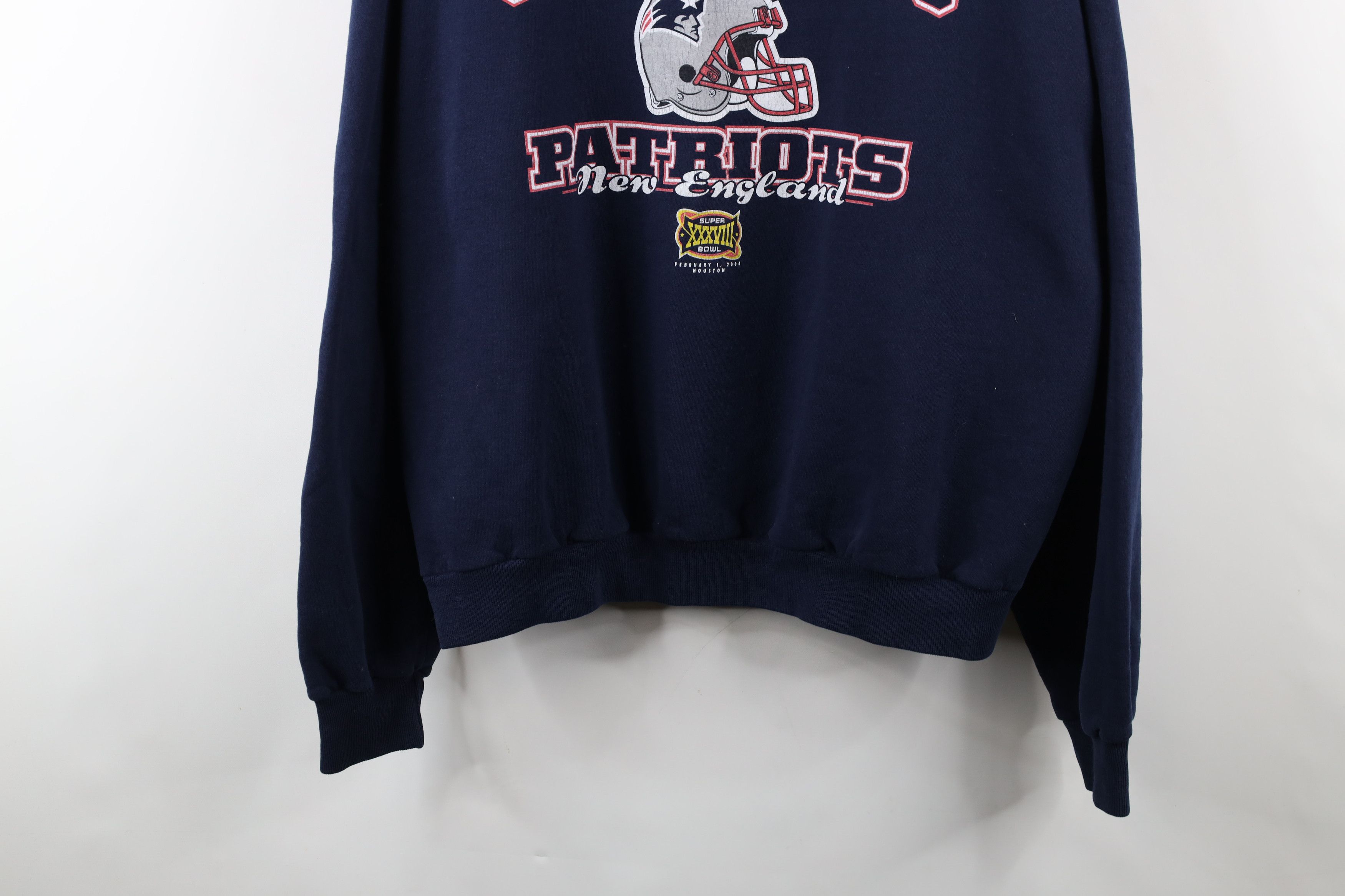 Vintage Vintage Y2K 2003 Champs New England Patriots Sweatshirt Size US XXL / EU 58 / 5 - 3 Thumbnail
