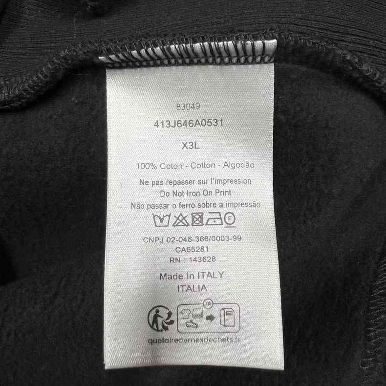 Dior Dior Long Sleeve Logo Hooded Sweatshirt-2505 Size US XXL / EU 58 / 5 - 4 Thumbnail