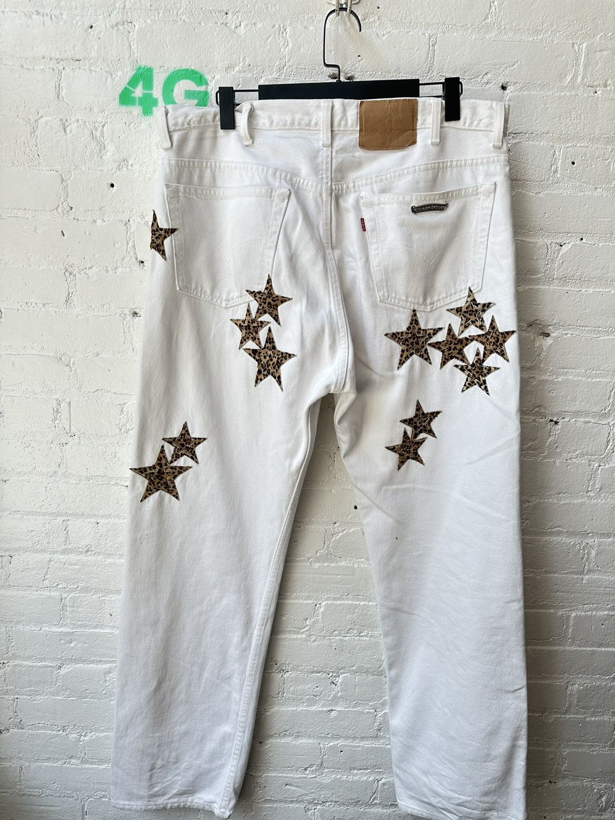 Chrome Hearts Chrome Hearts Levi Leopard Star Silver Patch 36 38 jeans Size US 36 / EU 52 - 6 Thumbnail