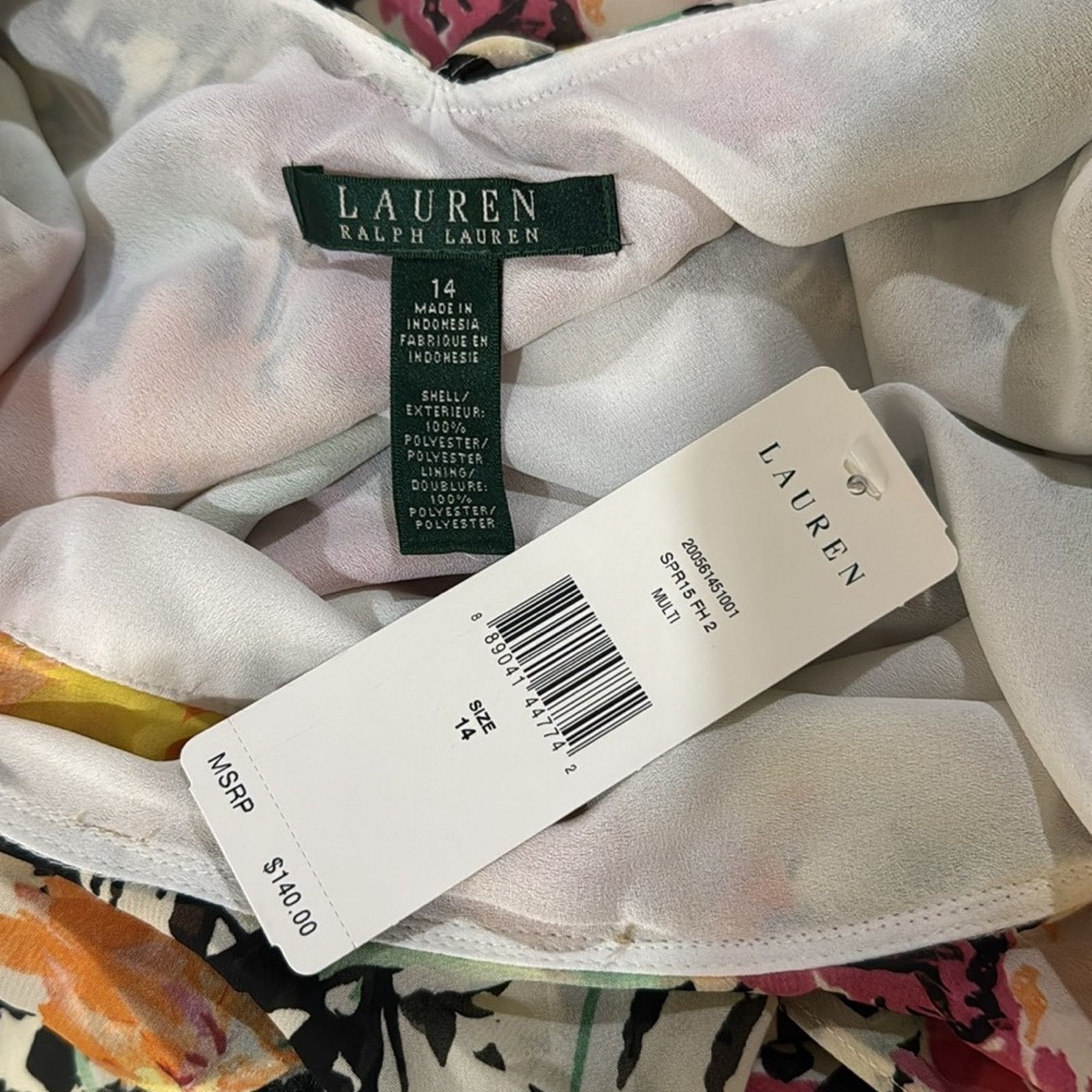 Ralph Lauren Ralph Lauren Floral Sleeveless Tiered Dress Size 14 Size XL / US 12-14 / IT 48-50 - 9 Thumbnail