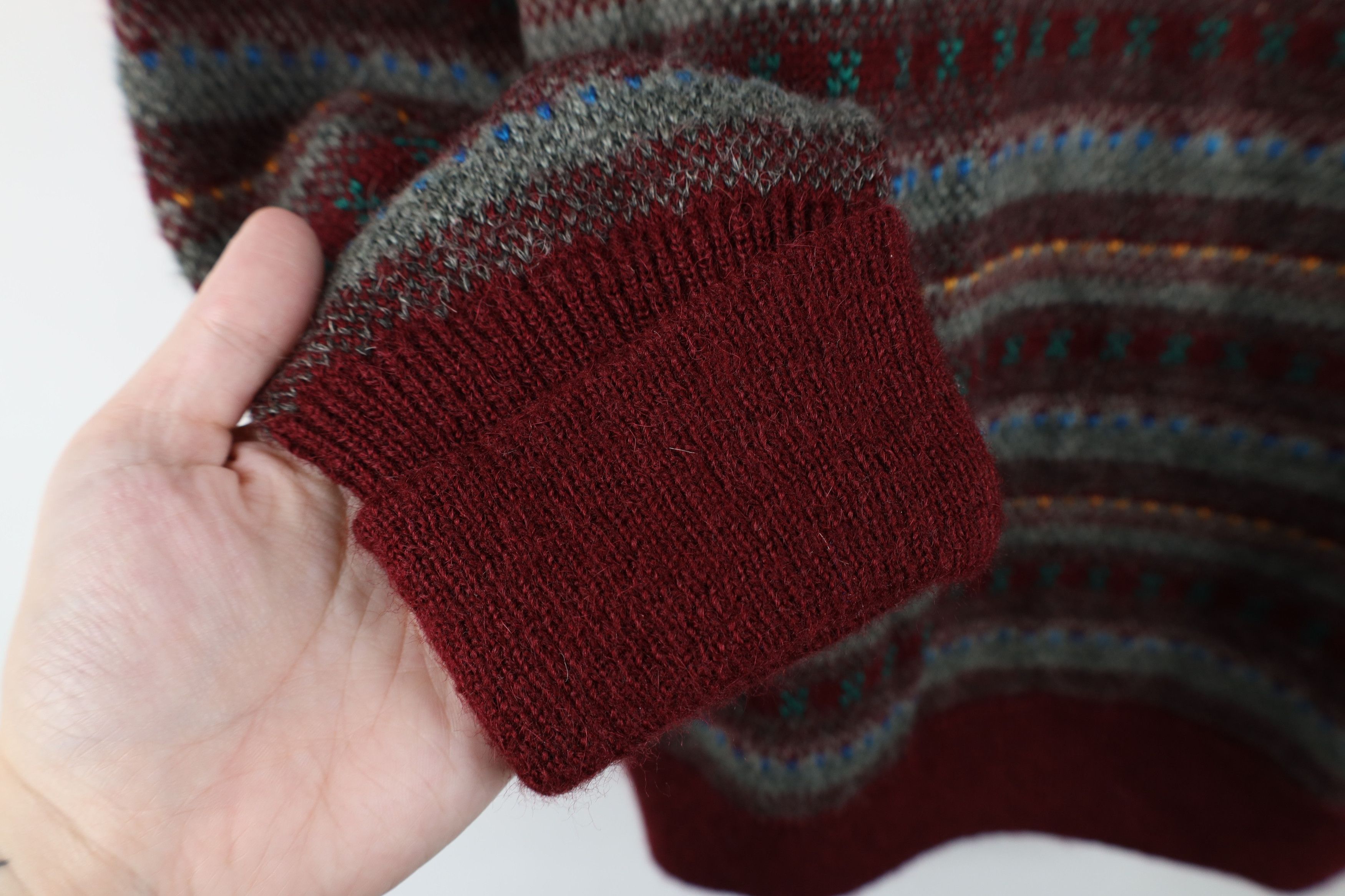 Vintage Vintage 90s Streetwear Alpaca Wool Blend Knit Sweater Size US XXL / EU 58 / 5 - 4 Thumbnail