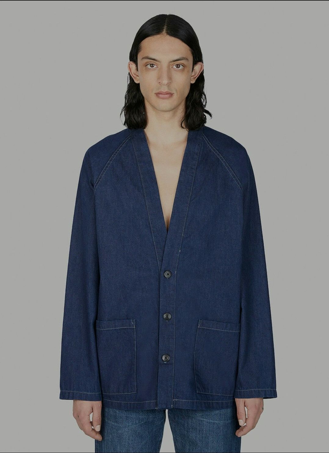 Levi's × Levi's Made & Crafted LEVI'S MADE & CRAFTED DENIM FAMILY CARDIGAN $370 Selvedge Size US M / EU 48-50 / 2 - 4 Thumbnail