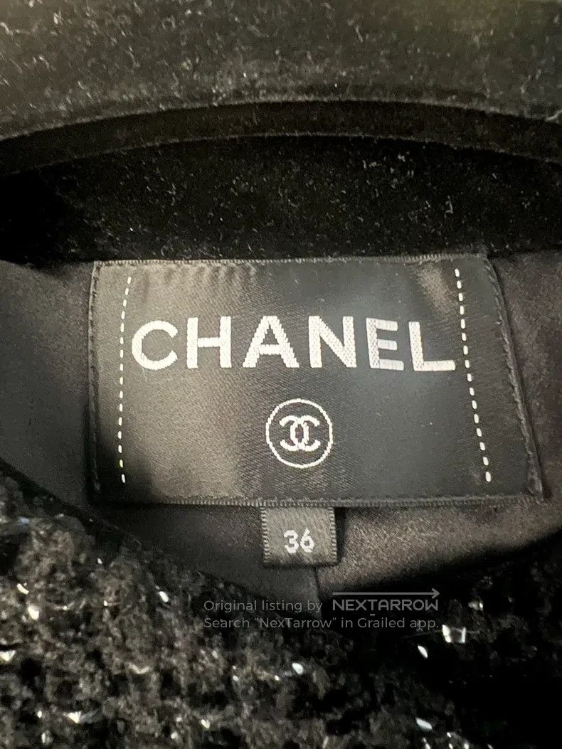 Chanel Chanel 22b black flash double-breasted buckle coat Size XS / US 0-2 / IT 36-38 - 4 Thumbnail