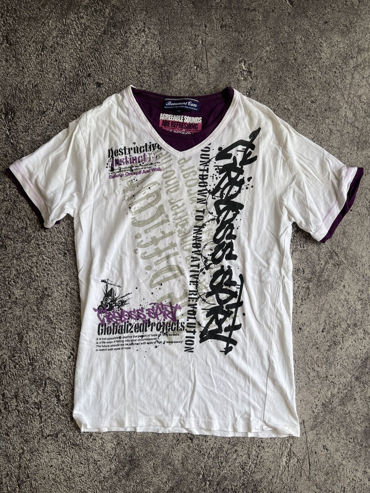 Japanese Brand Y2K Beaumont Carr ifsixwasnine tshirt Size US M / EU 48-50 / 2 - 1 Thumbnail