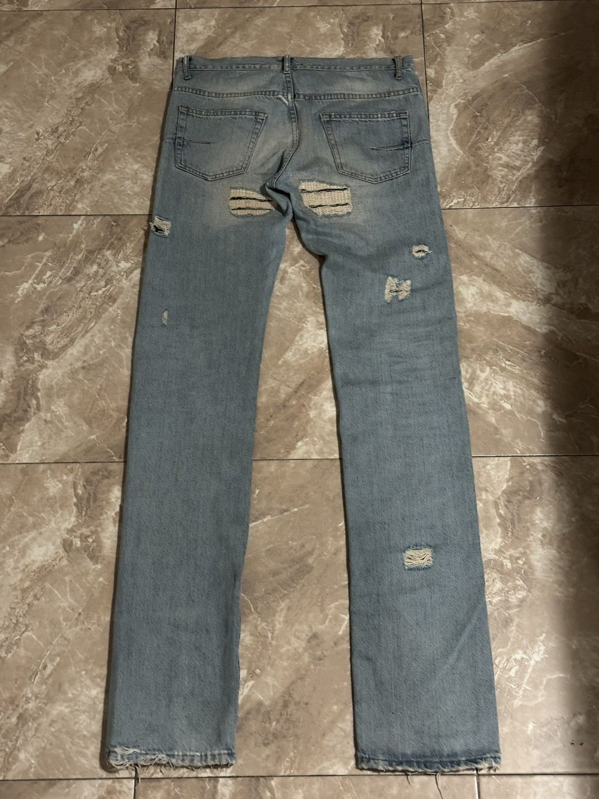 Dior Dior SS06 Crash Denim Size US 29 - 2 Thumbnail