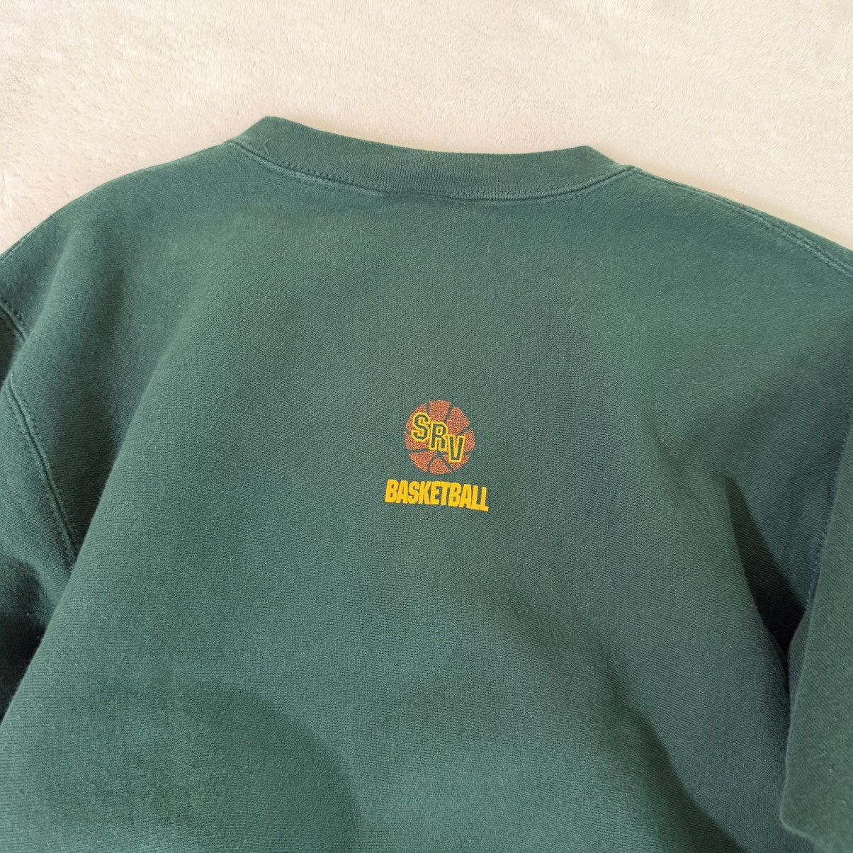 Lee Vintage Lee Basketball Forest Green Crewneck Sweatshirt Size US L / EU 52-54 / 3 - 5 Thumbnail