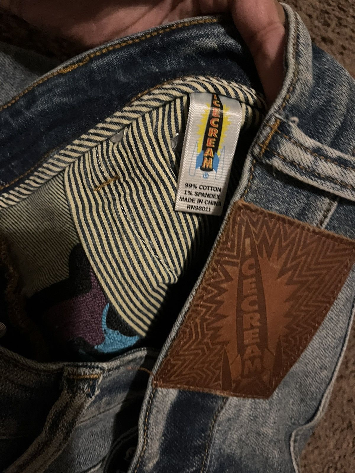 Billionaire Boys Club × Icecream icecream Running Dog Jeans Blue wash Size US 30 / EU 46 - 8 Thumbnail