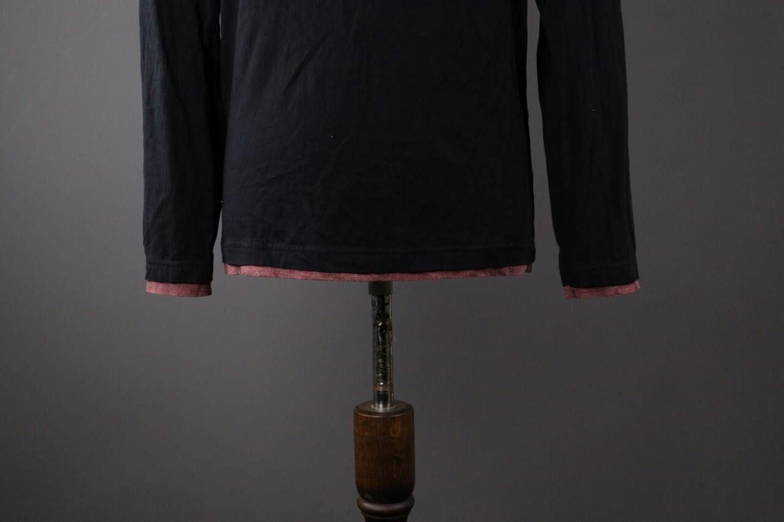 Desigual Desigual Black Big Logo Long Sleeve Top Shirt Size M Size US M / EU 48-50 / 2 - 7 Thumbnail