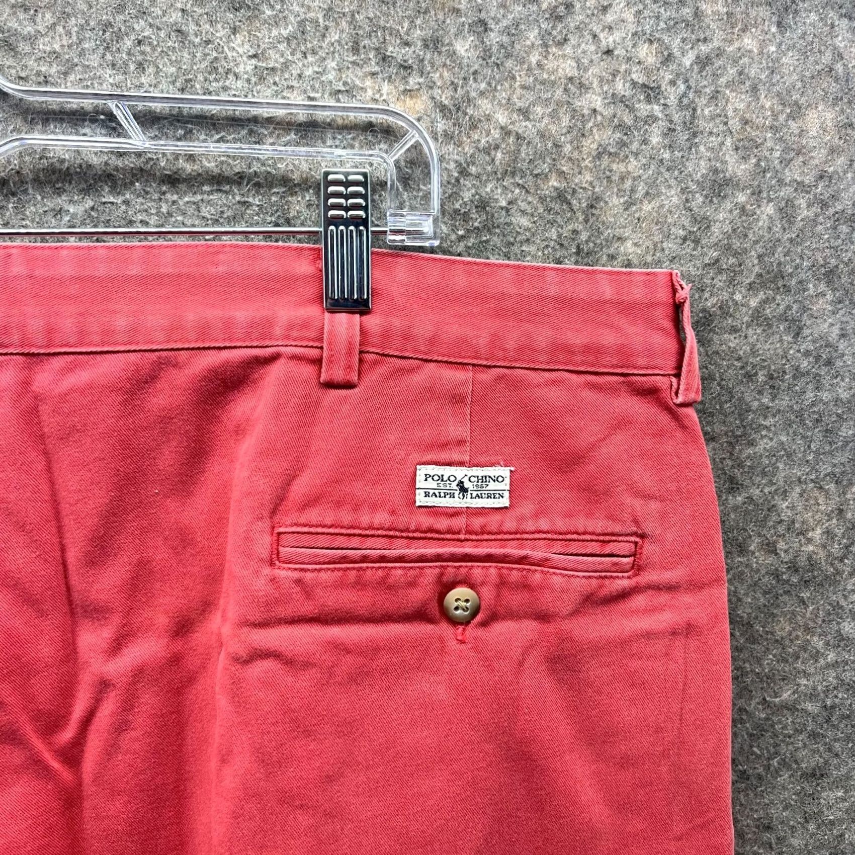 Polo Ralph Lauren Vintage Ralph Lauren Shorts Mens 42 Pink Chino Pleated Cotton Pony Classic Golf Size US 42 / EU 58 - 3 Thumbnail