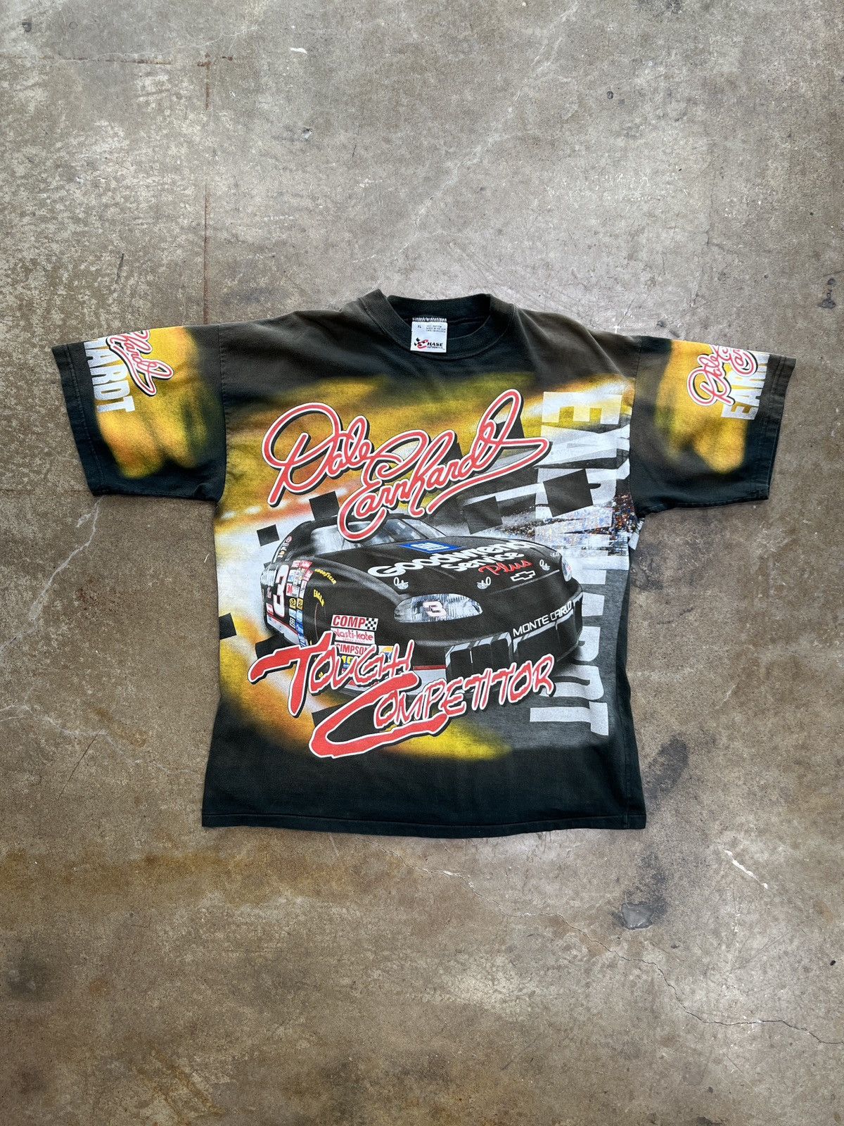 NASCAR Vintage AOP NASCAR Dale Earnhardt Tough Competitor Racing XL Size US XL / EU 56 / 4 - 2 Thumbnail