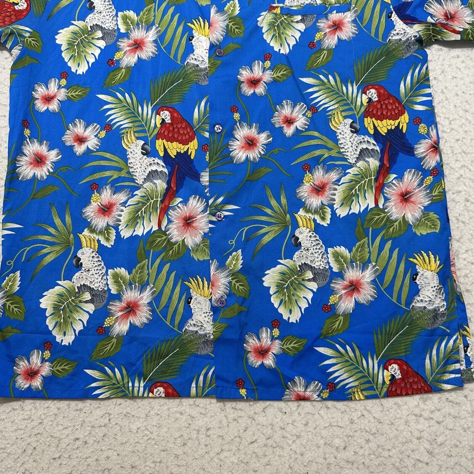 Other Double Decker Large Hawaiian Button Up Shirt Cockatoo Birds Size US L / EU 52-54 / 3 - 7 Thumbnail