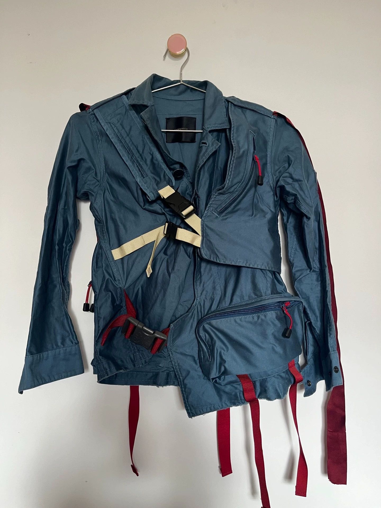 Undercover Undercover Takahashi Shield Show blue lace-up pocket jacket Size US S / EU 44-46 / 1 - 1 Thumbnail