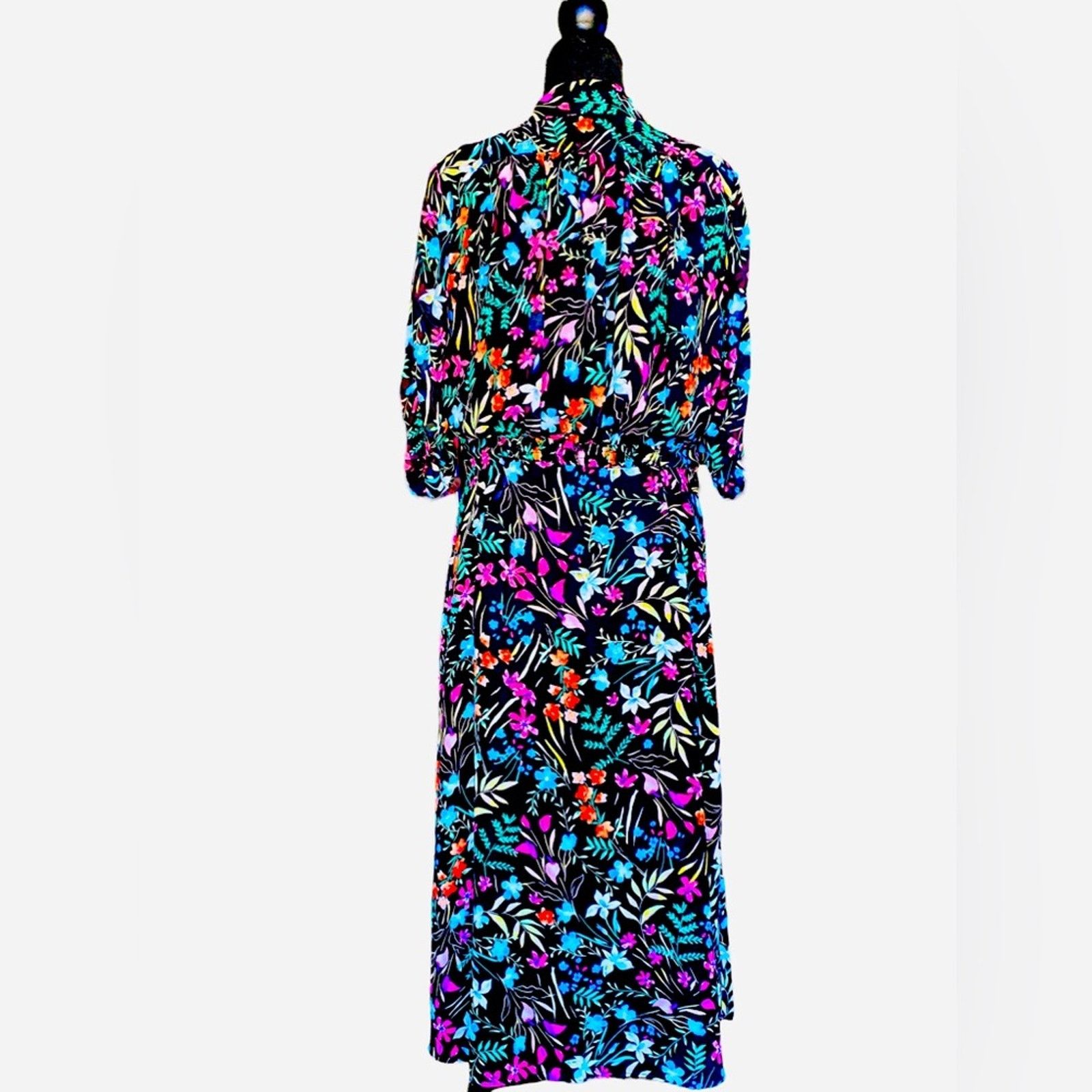 MAGGY LONDON MAGGY LONDON FLORAL MAXI DRESS Size L / US 10 / IT 46 - 2 Thumbnail