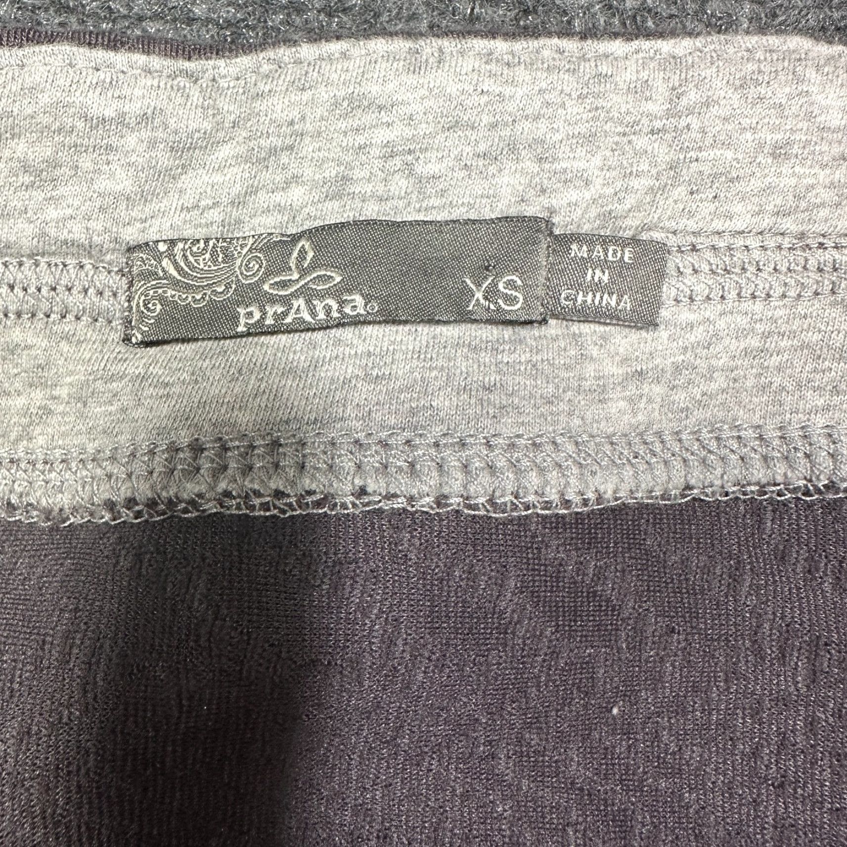 Prana prAna Skirt Womens XS Pencil Purple Textured Stretch Knit Pull On Elastic Waist Size 26" / US 2 / IT 38 - 3 Thumbnail