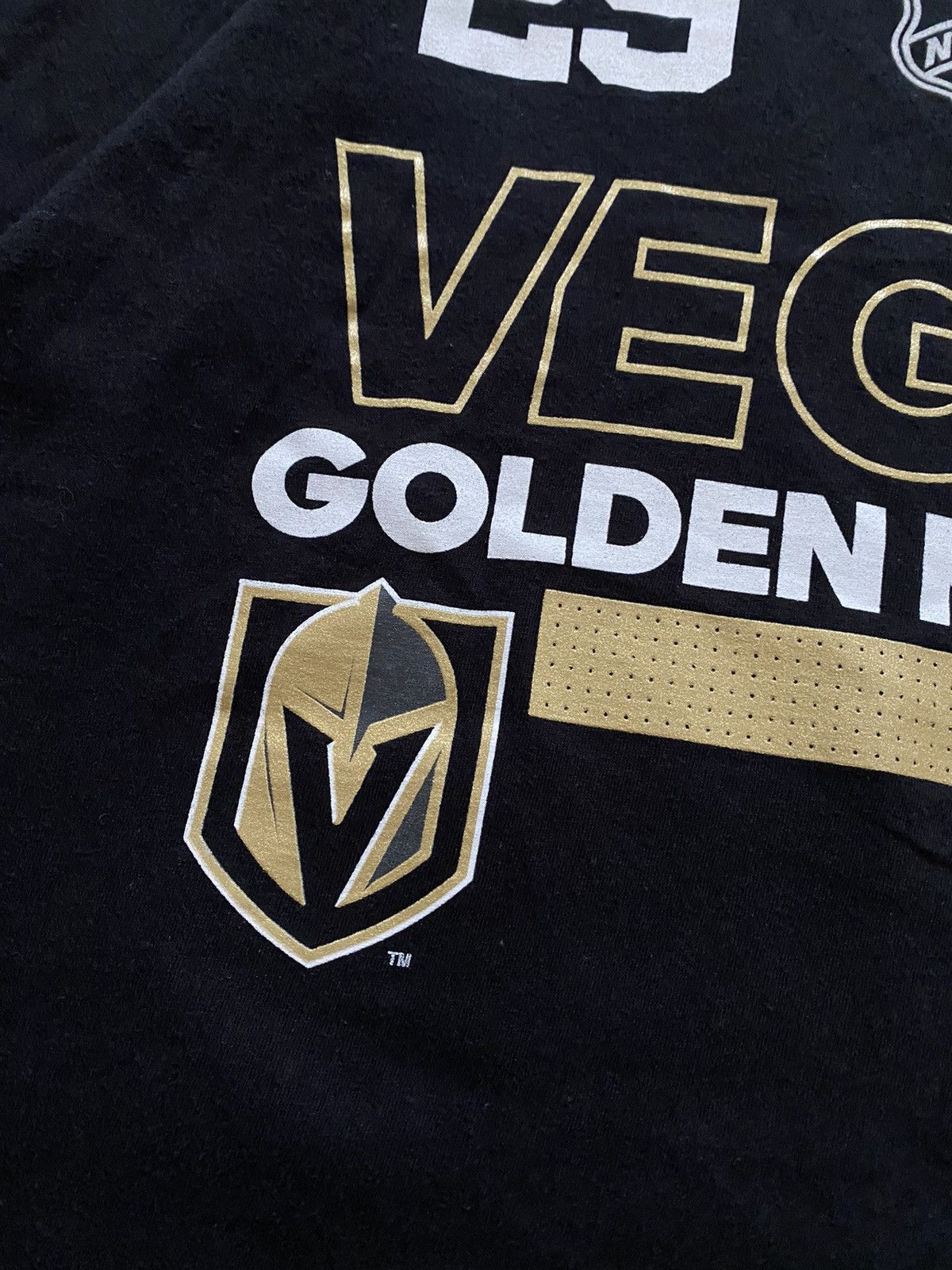 Adidas × Vintage Adidas NHL Las Vegas Golden Knights Fluery #29 T- Shirt Size US M / EU 48-50 / 2 - 9 Thumbnail