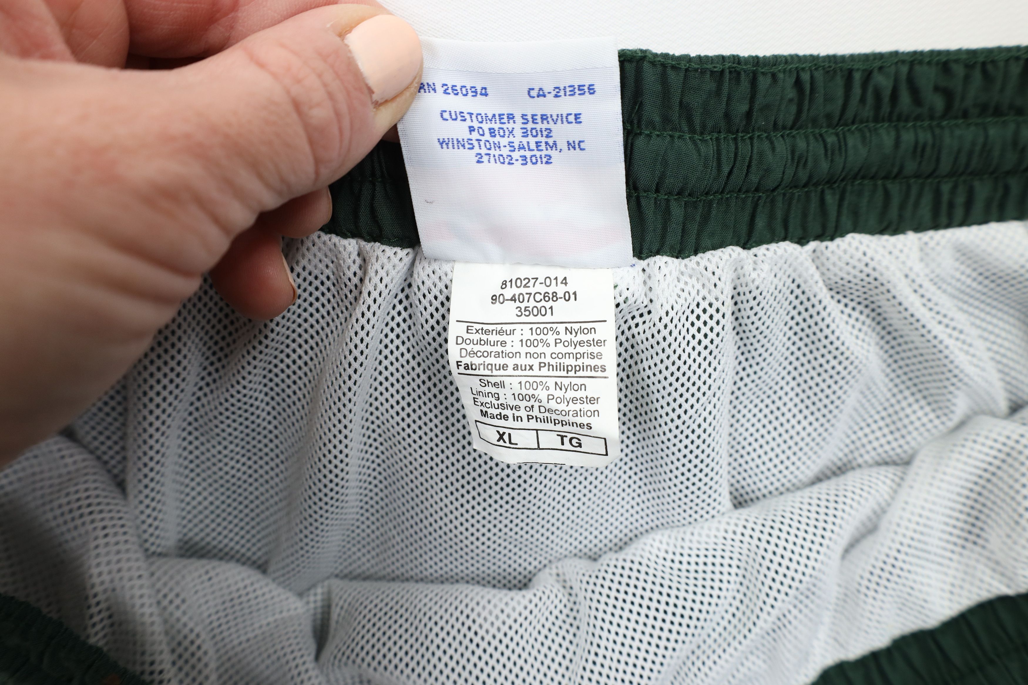 Champion × Vintage Vintage 90s Champion Lined Above Knee Shorts Trunks Green Size US 36 / EU 52 - 10 Thumbnail