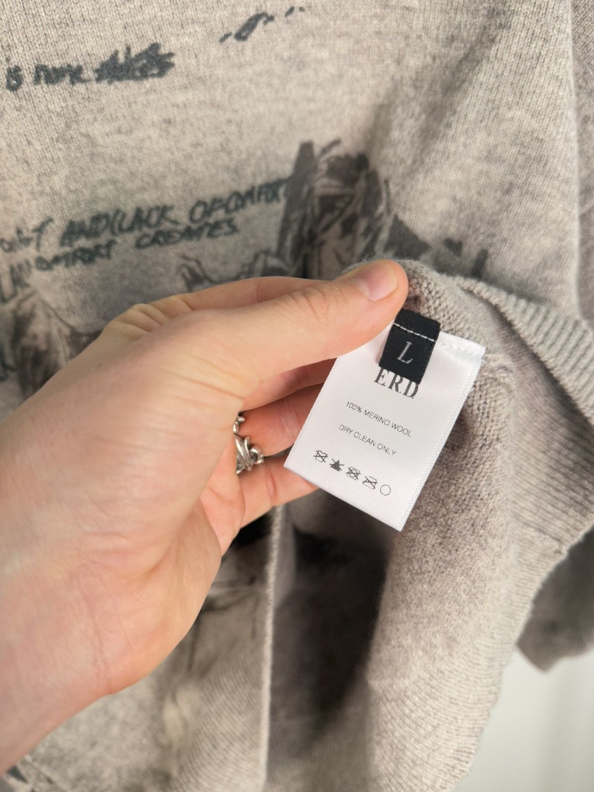 Enfants Riches Deprimes 🚭RARE🚭 FALL/WINTER 2021 “DRAMA OF OPIUM” MERINO WOOL SWEATER Size US L / EU 52-54 / 3 - 18 Thumbnail