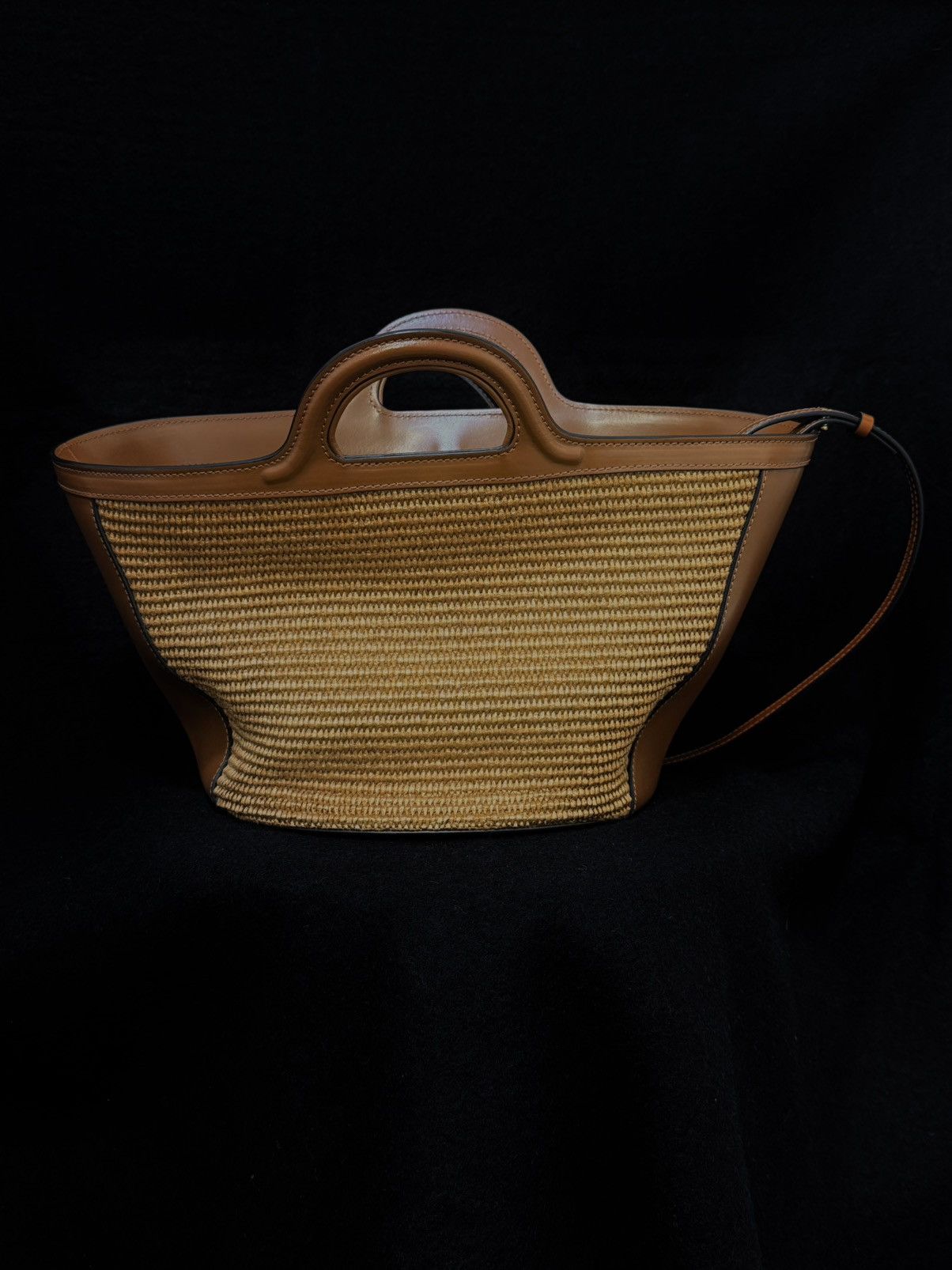 Marni MARNI Tropicália Small Tote – Raw Sienna Size ONE SIZE - 3 Thumbnail