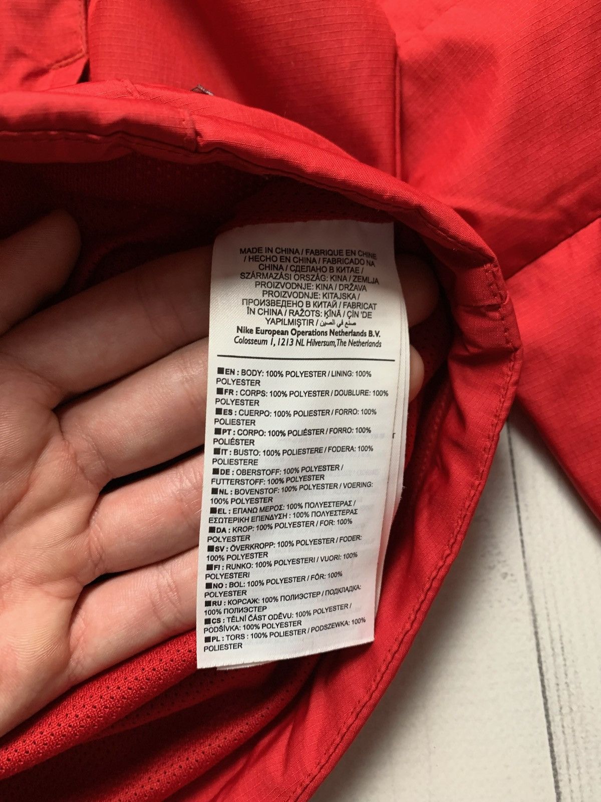 Nike × Vintage Vintage Nike England soccer jacket size S red Size US S / EU 44-46 / 1 - 5 Thumbnail