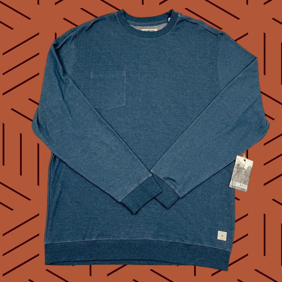 Doublet Linksoul Golf Double Knit Pocket Sweatshirt Mens XL River Blue Crew Pullover NEW Size US XL / EU 56 / 4 - 1 Thumbnail