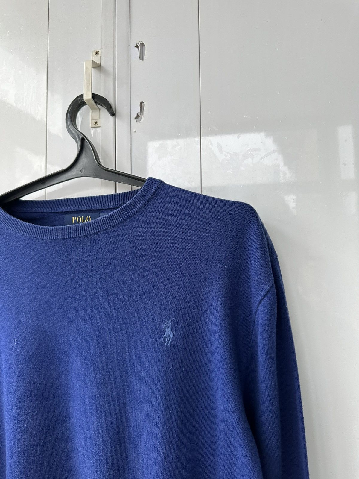 Polo Ralph Lauren Vintage Polo Ralph Lauren Blue Sweater Logo Size US L / EU 52-54 / 3 - 7 Thumbnail