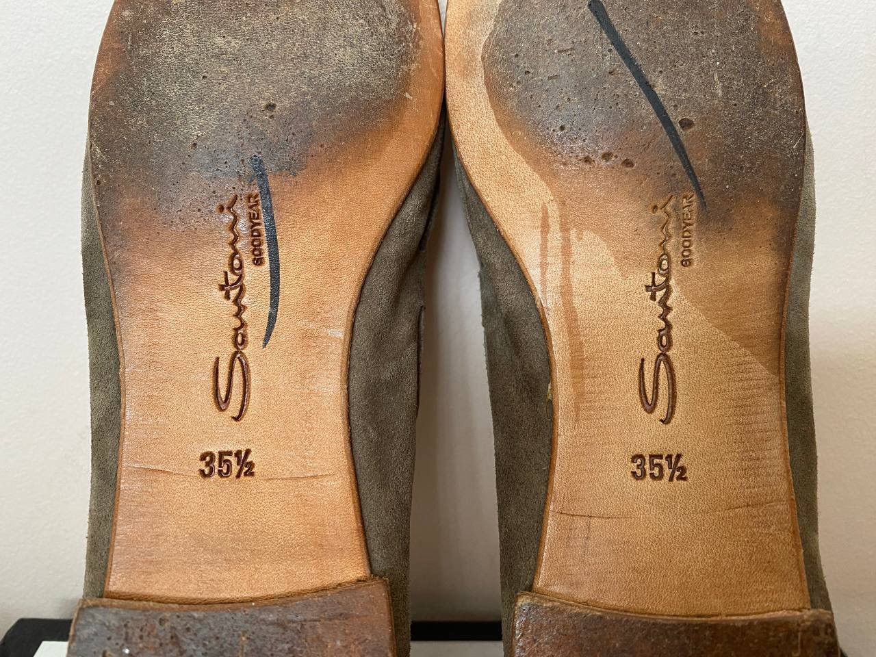 Santoni Santoni Goodyear Flats Ballet Women Shoes Brown Size US 5.5 / IT 35.5 - 10 Thumbnail