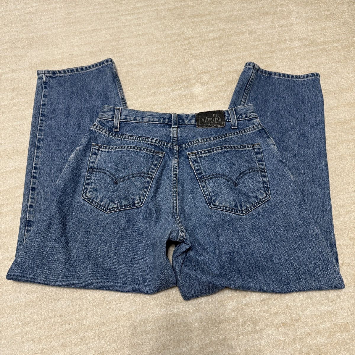 Levi's Vintage 90's Levis SilverTab Baggy Jeans 30x30 Skater Grunge Size US 30 / EU 46 - 1 Thumbnail