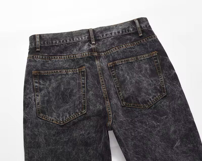 Japanese Brand × Jean Feet Detachable Embroidery Washed Jean Size US 31 - 6 Thumbnail