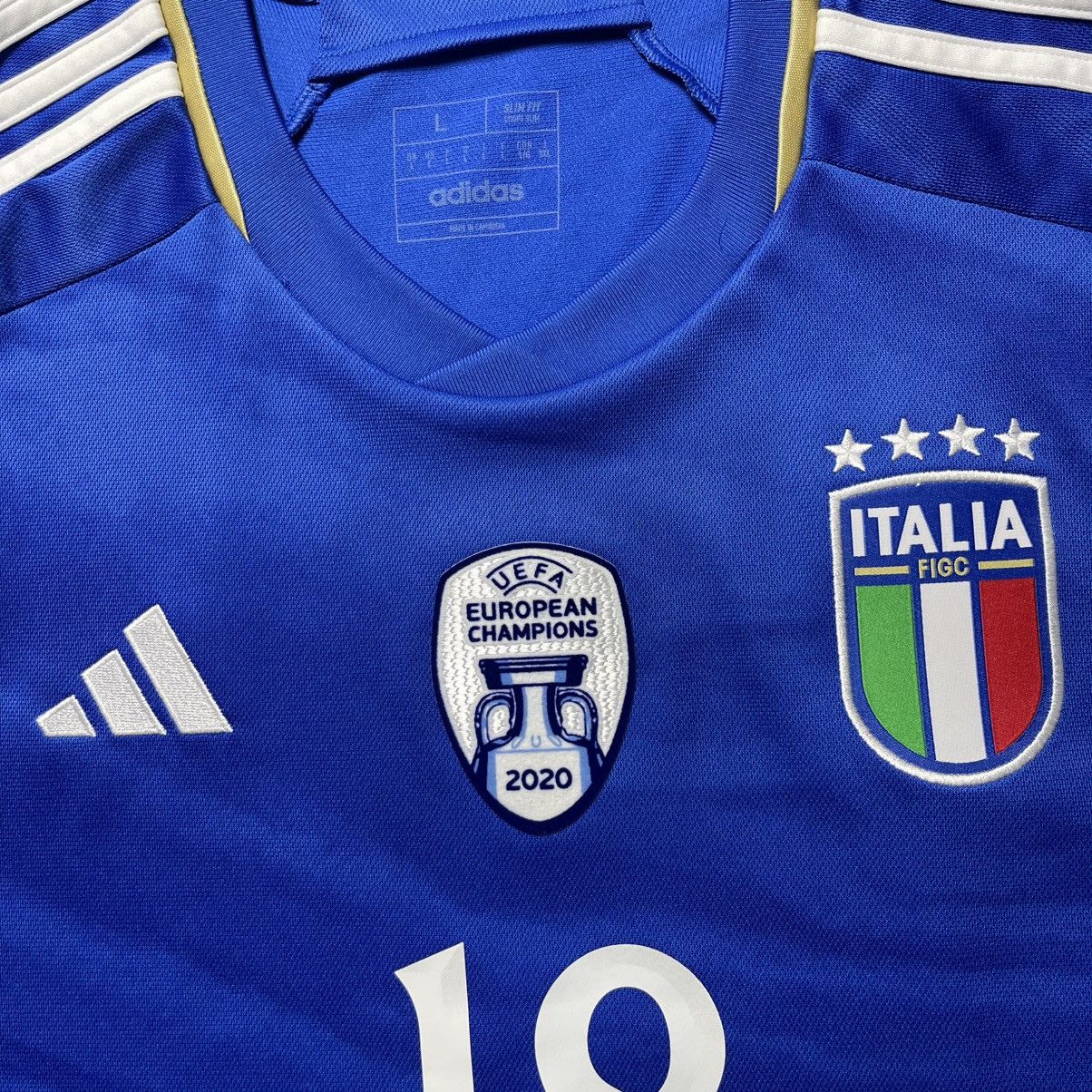 Adidas ITALY ADIDAS 2022/2023 FOOTBALL HOME JERSEY #18 BARELLA Size US L / EU 52-54 / 3 - 5 Thumbnail
