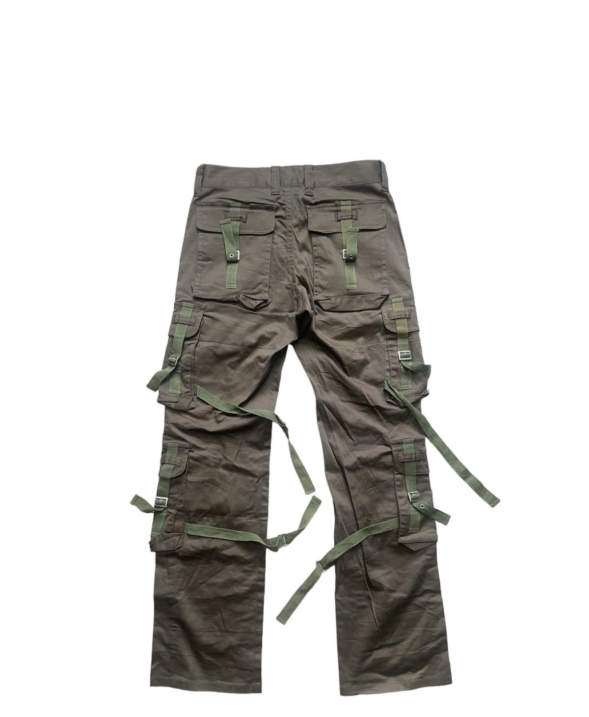 Japanese Brand Vintage Modem Lovers Tactical Bondage Flare Pants Size US 30 / EU 46 - 1 Thumbnail
