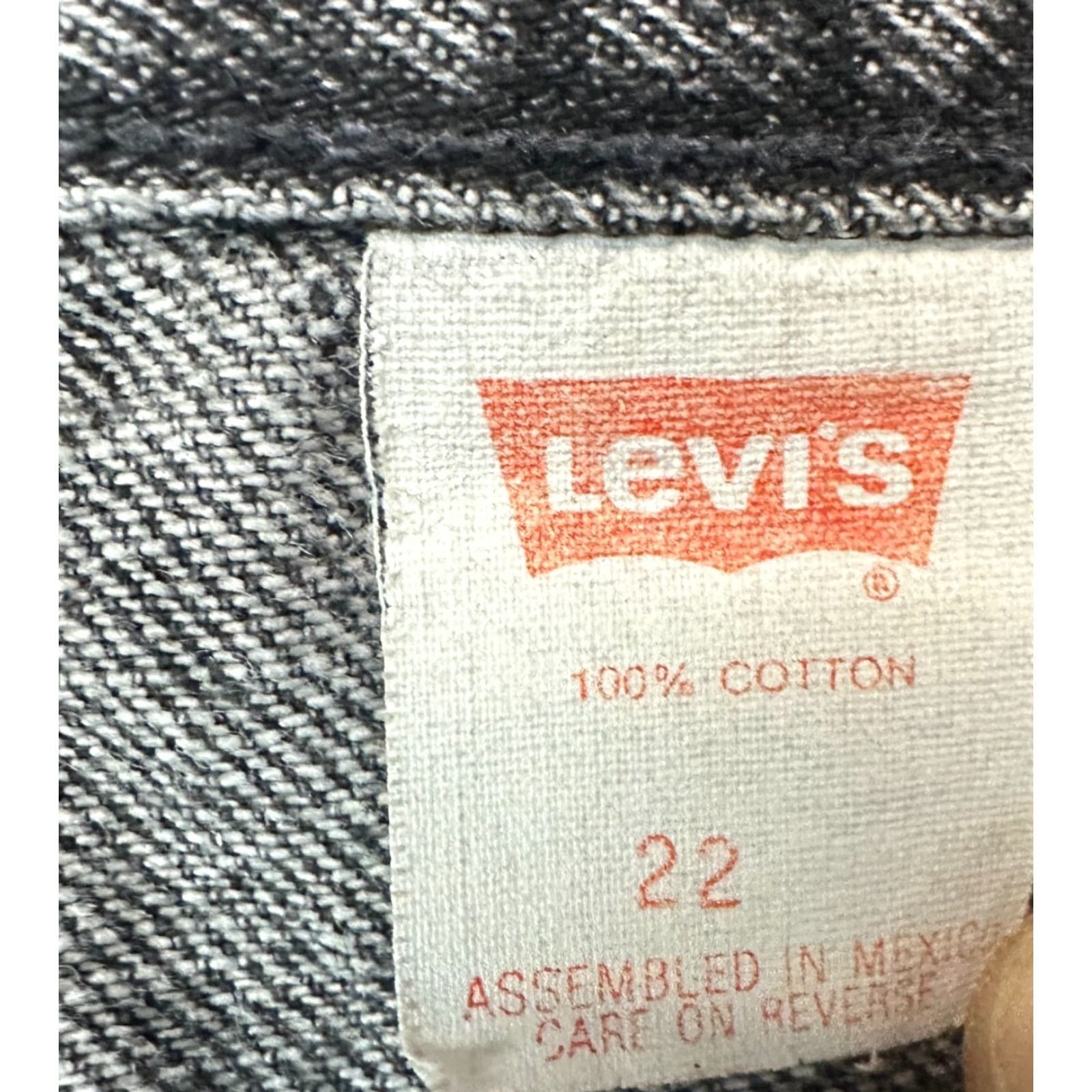 Levi's VINTAGE Levi's Jeans Womens 22 (34x31.5) Black Denim 900 Series 80s 90s Size 40" / US 18 - 7 Thumbnail
