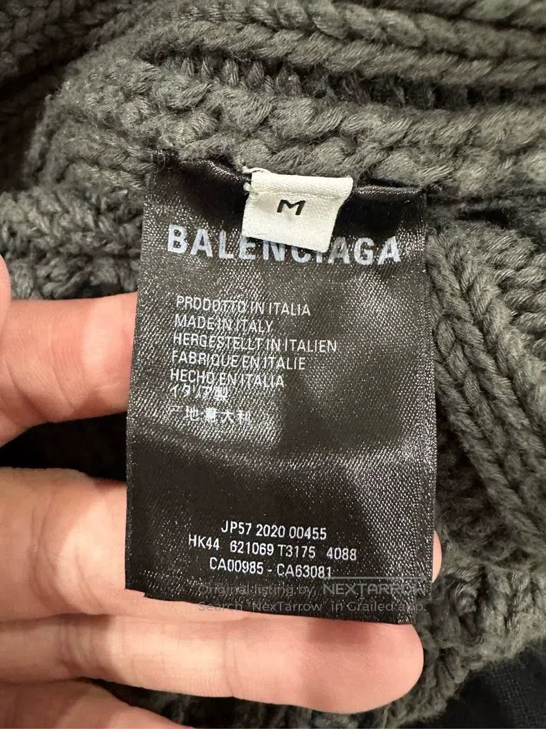 Balenciaga Balenciaga Black coke label splicing hooded sports sweater Size US M / EU 48-50 / 2 - 4 Thumbnail
