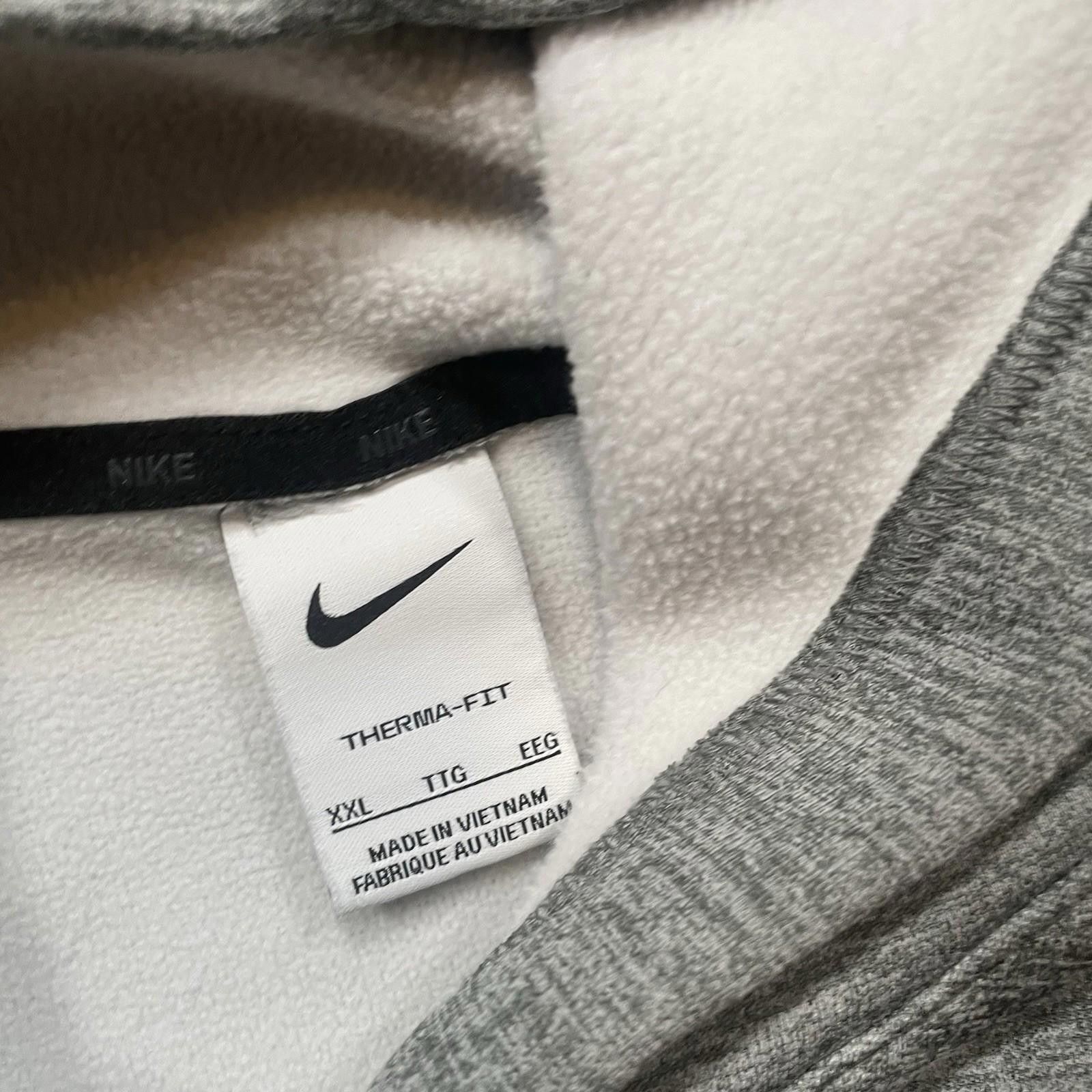 Nike SMU Mustangs Nike Dri-Fit Hoodie Shirt Mens XX-Large Gray Size ONE SIZE - 6 Thumbnail
