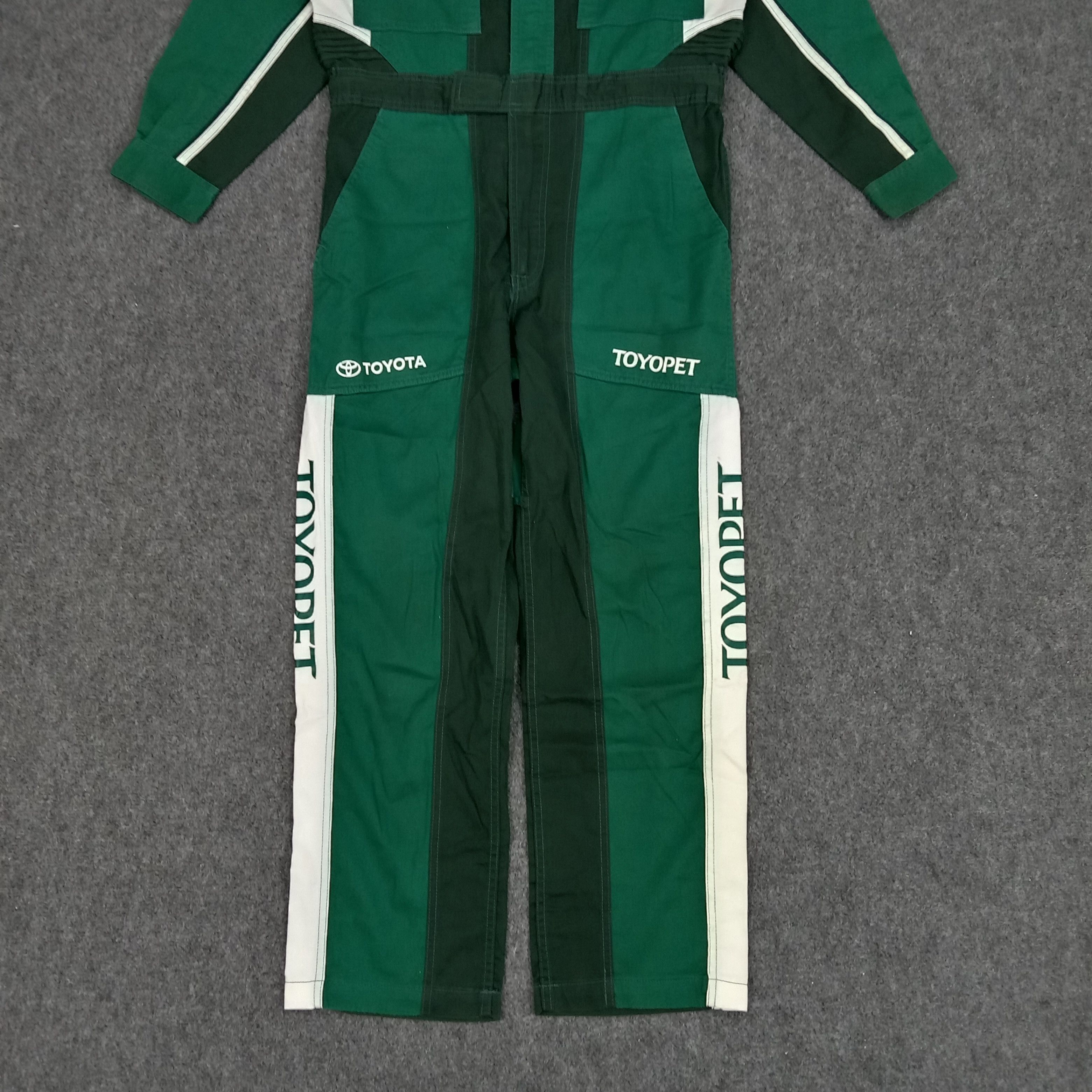 Japanese Brand × Vintage Toyopet Toyota Japanese Racing Team Coverall Jacket Size US M / EU 48-50 / 2 - 8 Thumbnail