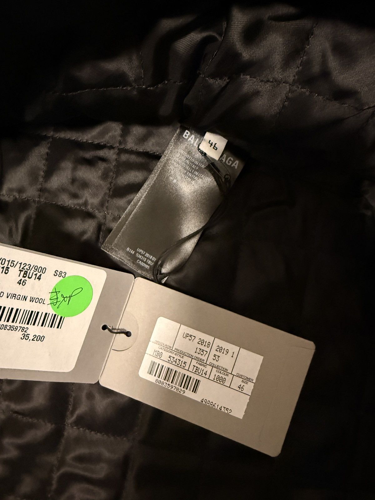 Balenciaga Balenciaga Wool Zip Up Fleece Jacket Size US L / EU 52-54 / 3 - 3 Thumbnail