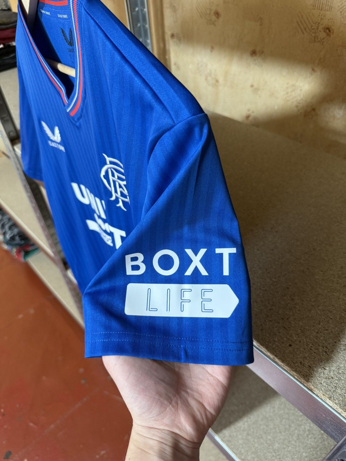 Castore × Vintage Castore 2023 2024 Rangers Home Soccer Football Jersey Size US M / EU 48-50 / 2 - 7 Thumbnail