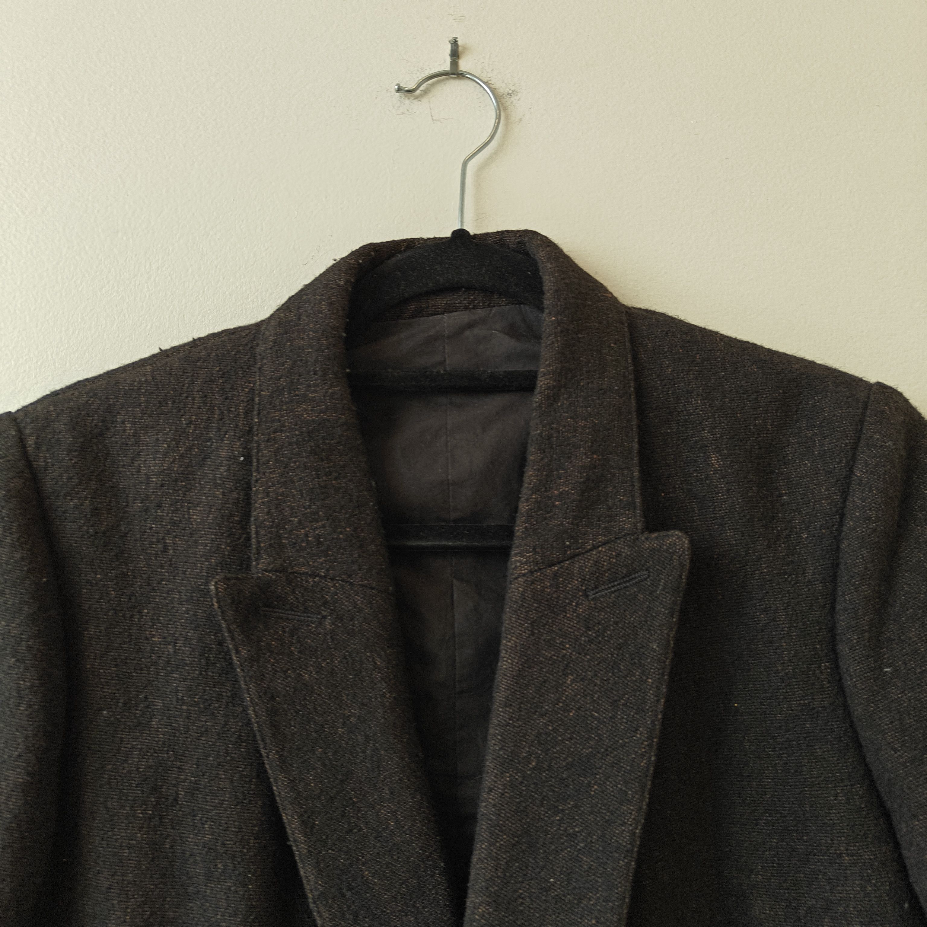 Rick Owens Black wool blend Sisyphus FW18 overcoat double Breasted Size US S / EU 44-46 / 1 - 2 Thumbnail