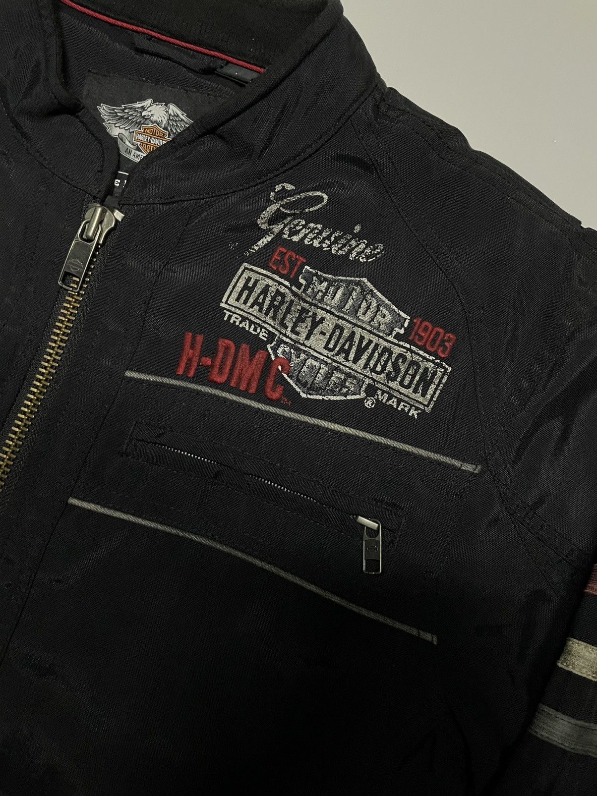 Harley Davidson × Vintage Harley Davidson Colton Motorcycle Casual Canvas jacket Size US L / EU 52-54 / 3 - 7 Thumbnail