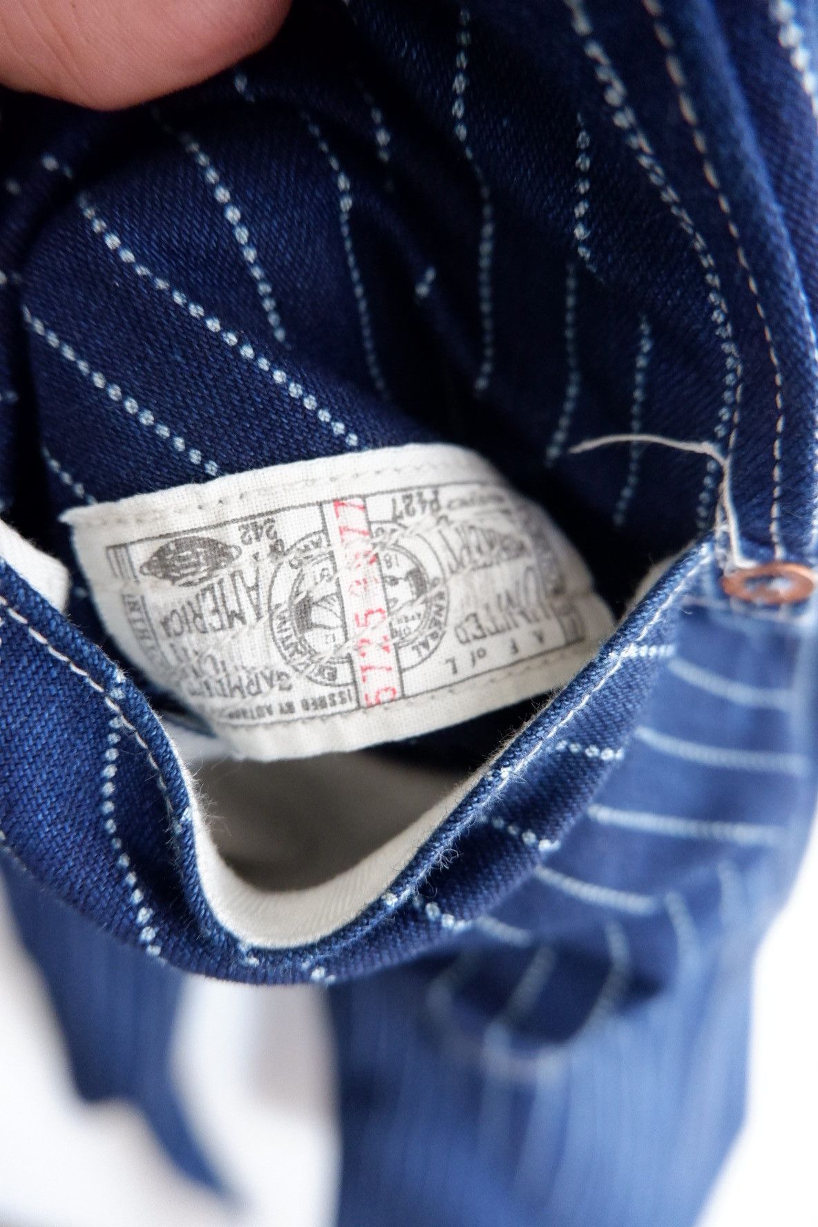 Pherrow's Vtg Pherrows Lot 333 Wabash Indigo Pants Size US 28 / EU 44 - 9 Thumbnail