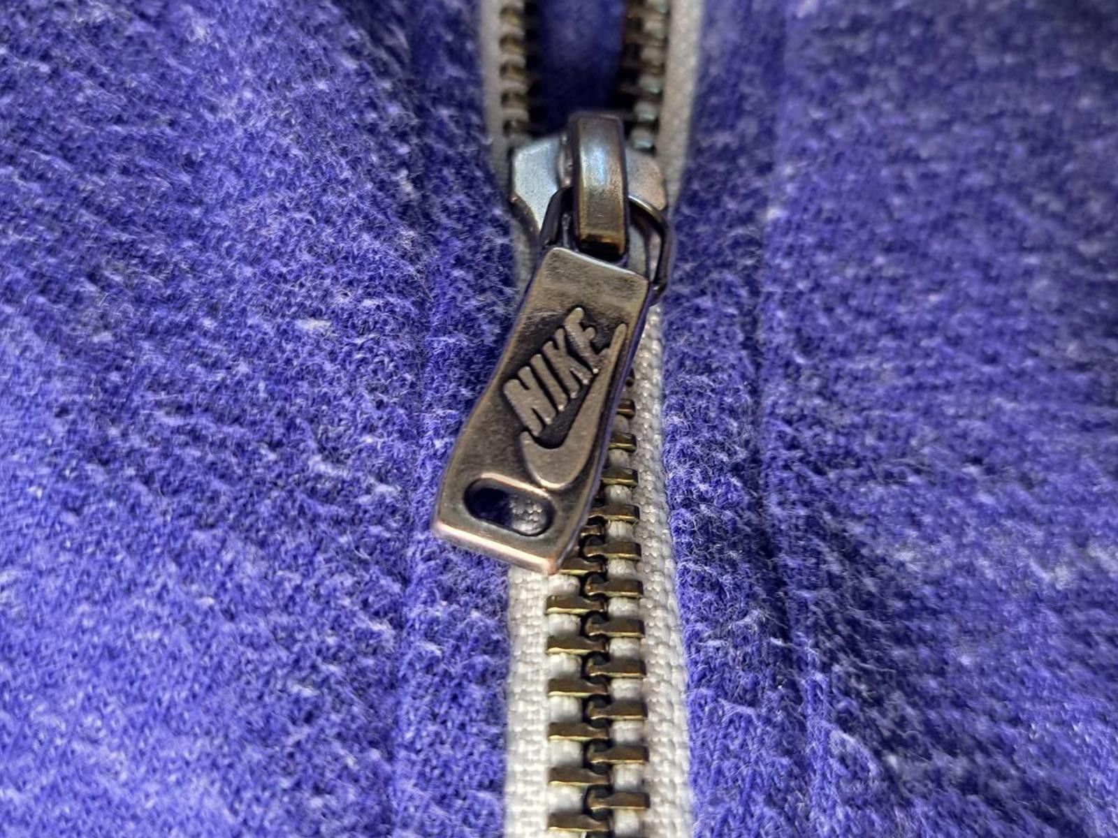 Nike VINTAGE Nike Jacket Womens Small Blue Organic Cotton Hoodie Size S / US 4 / IT 40 - 5 Thumbnail