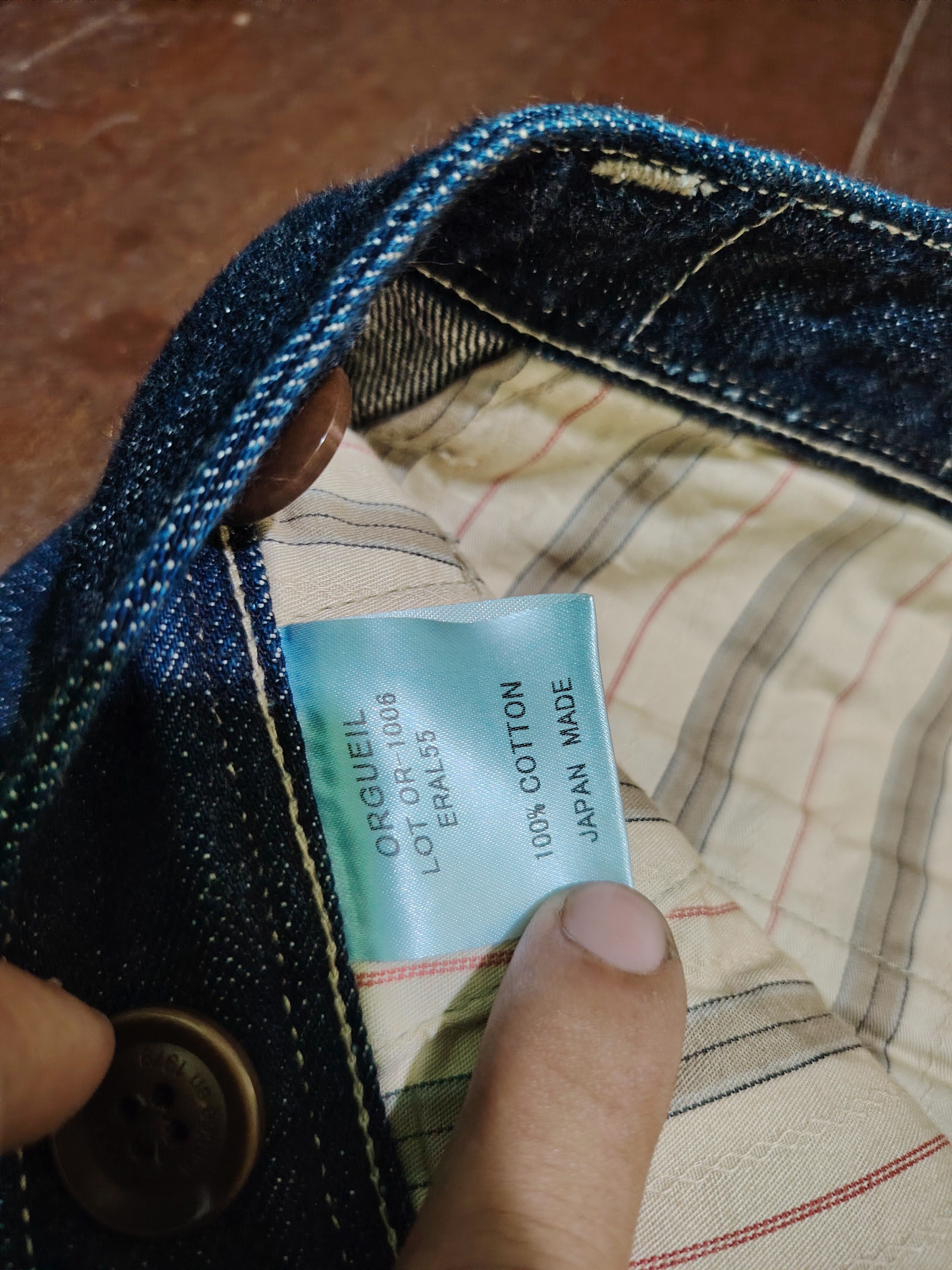 Orgueil ORGUEIL-STUDIO DARTISAN-Lot OR - 1006 Eral 55 - DenimTrouser Size US 31 - 7 Thumbnail