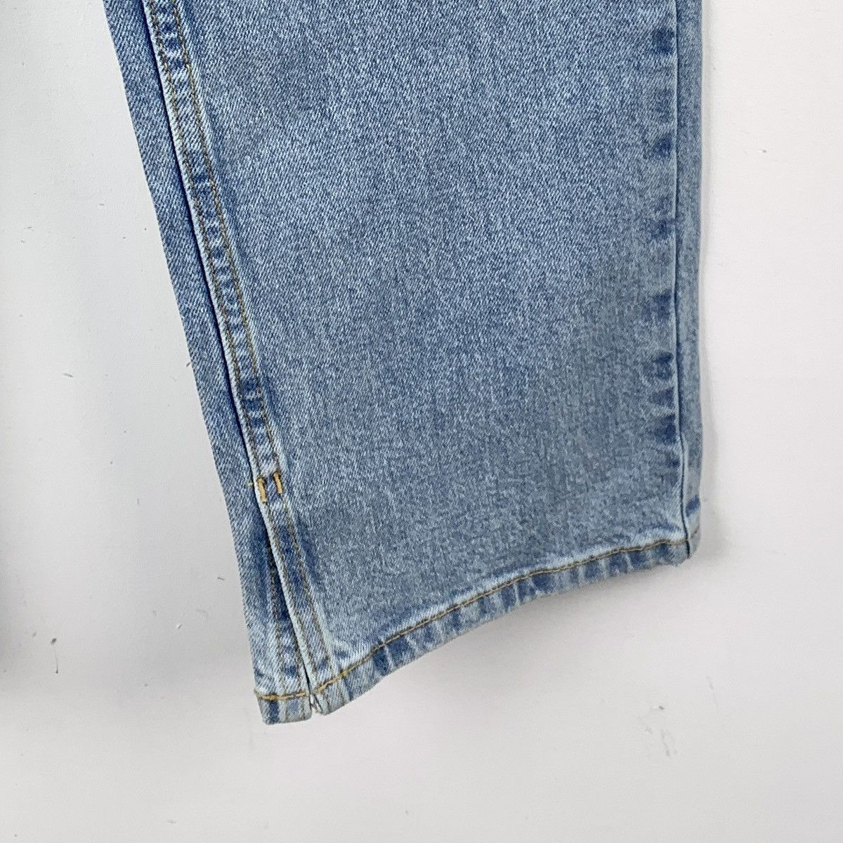 Ganni Ganni Light Blue Washed Cotton Casual Denim Pants K26WX Size 25" / US 0 / IT 36 - 4 Thumbnail